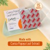 Cariford platelet booster tablets made with papaya leaf extracts