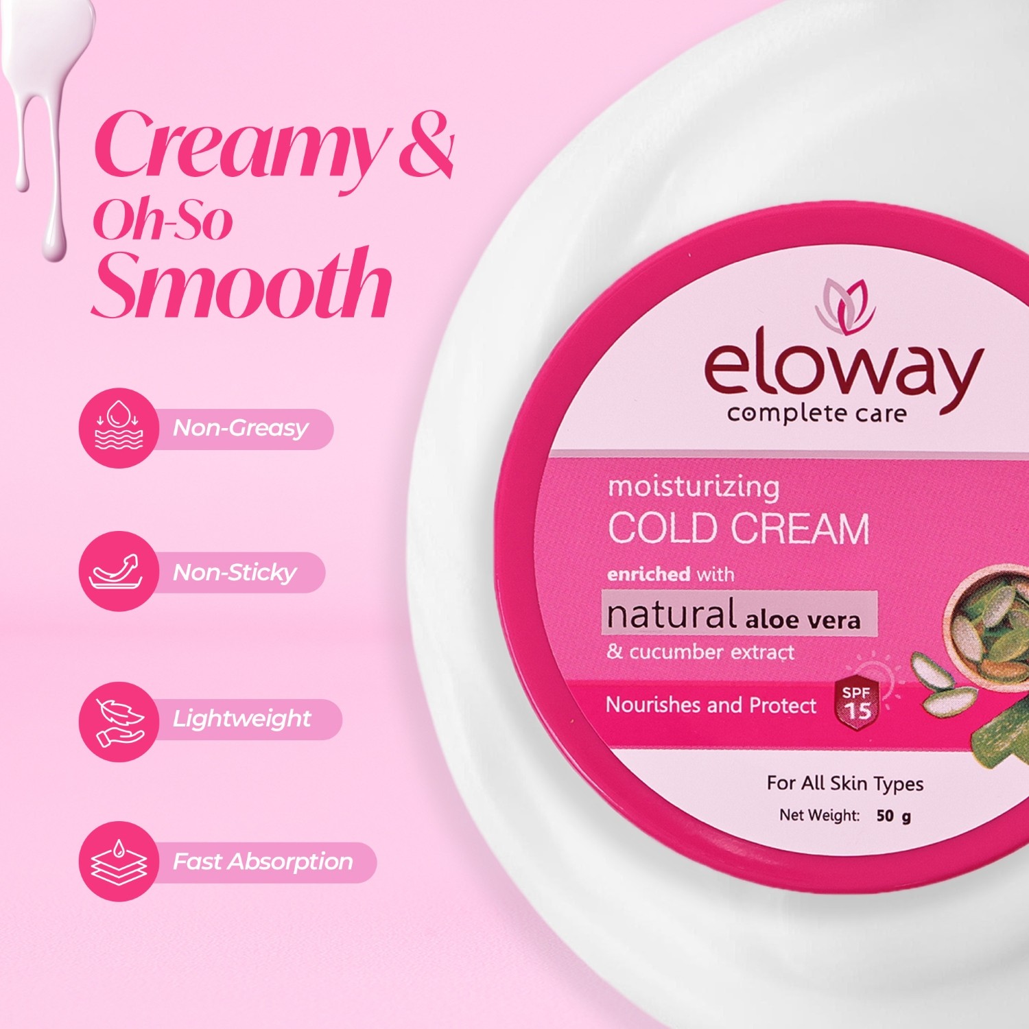 Eloway Herbal Cold Cream key benefits