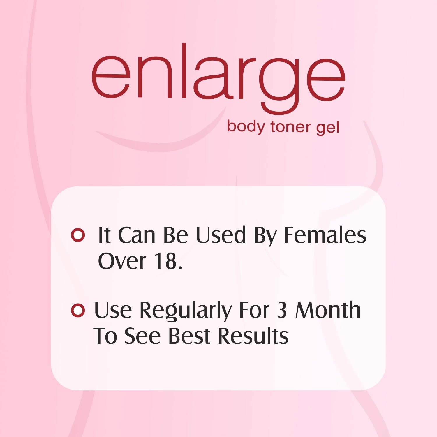 Enlarge Body Toner Gel Precautions And Use Guide