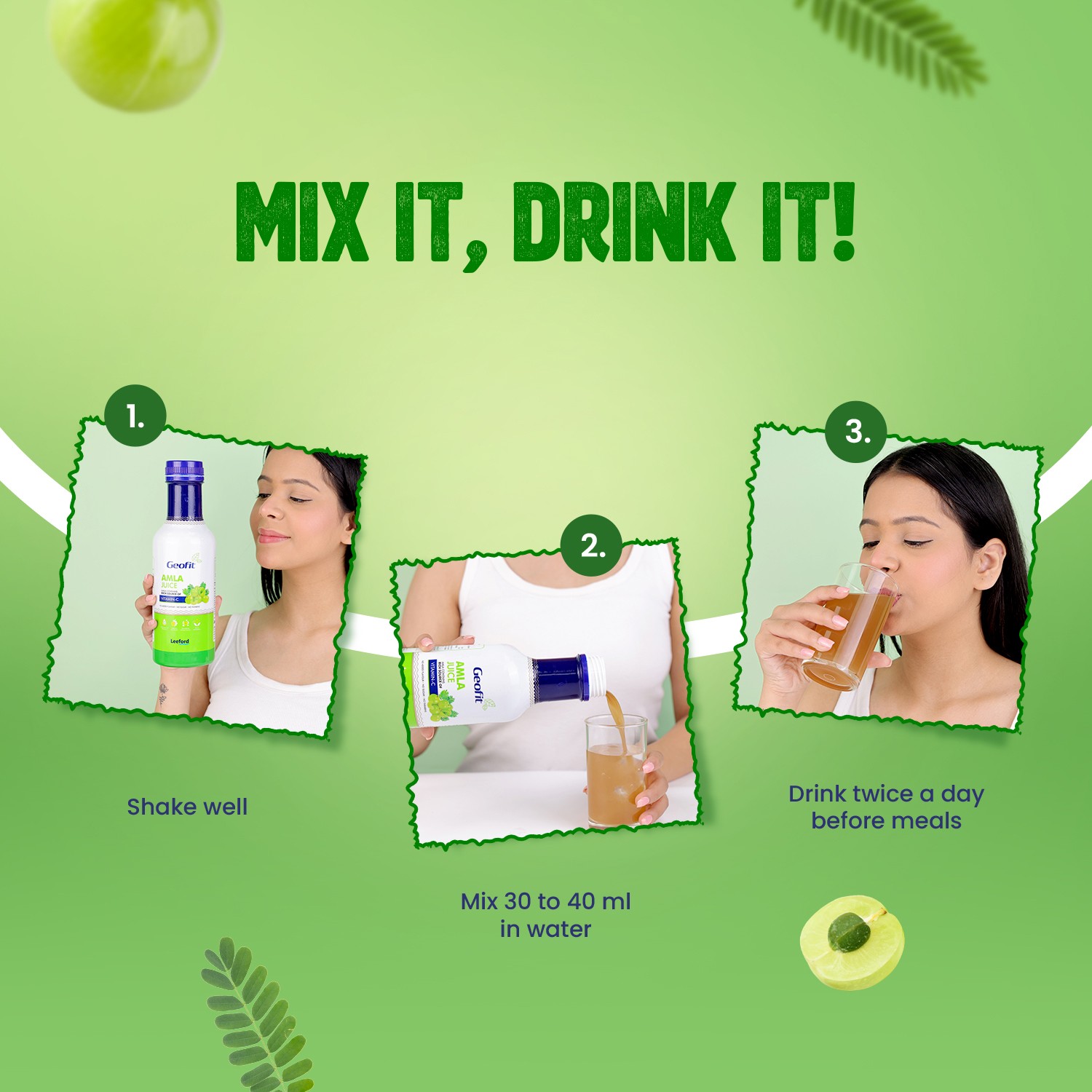 Geofit Amla Juice How To Consume