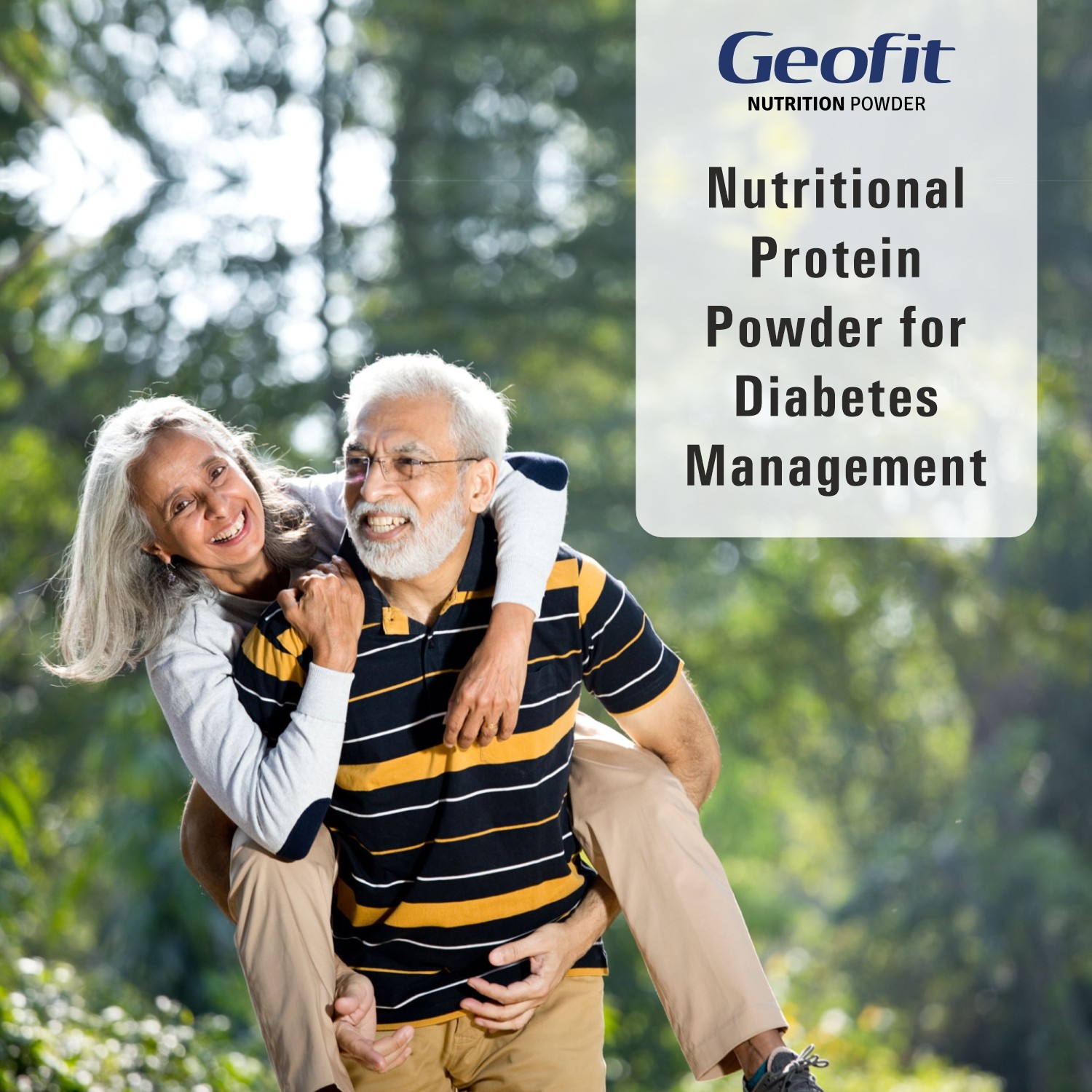 Geofit Vanilla Flavoured Diabetic Care Protein Powder  For Diabetes Management