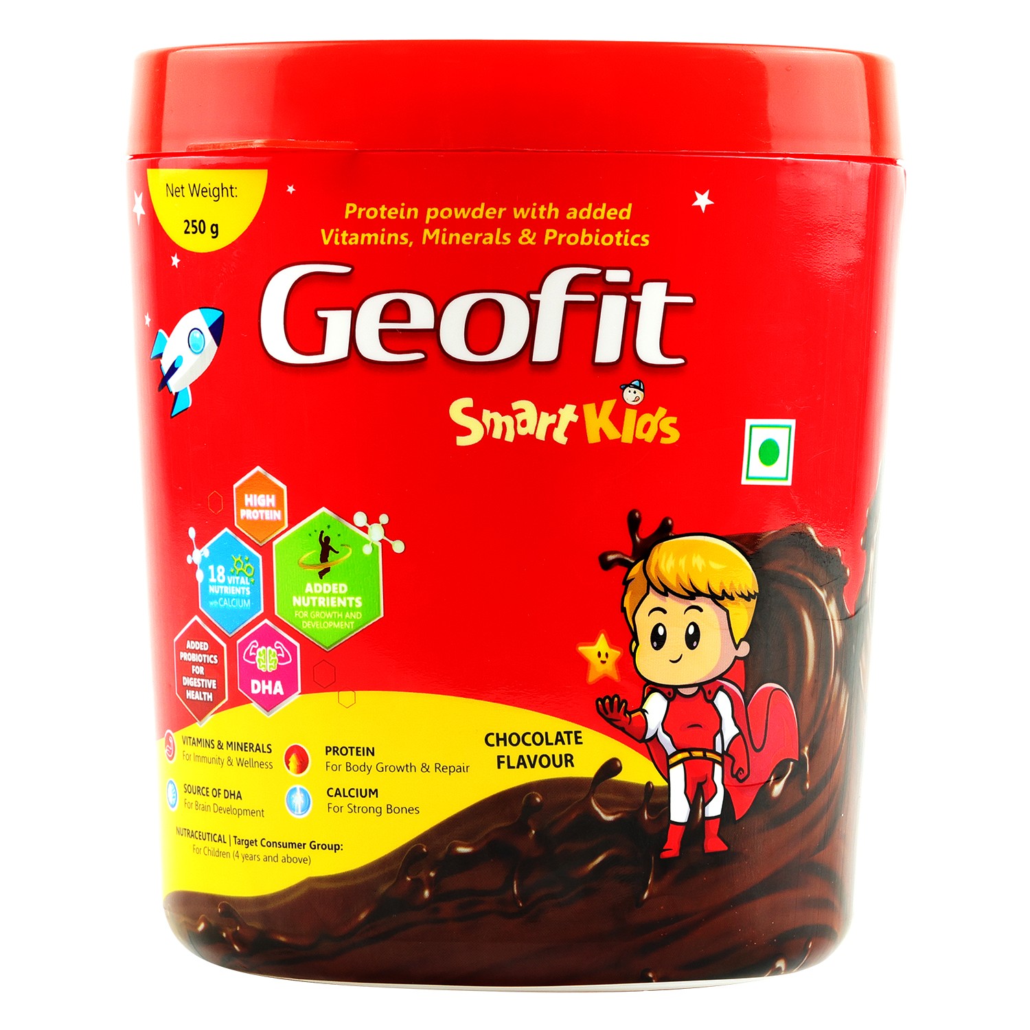 Geofit Chocolate Flavor Kids Protein Powder