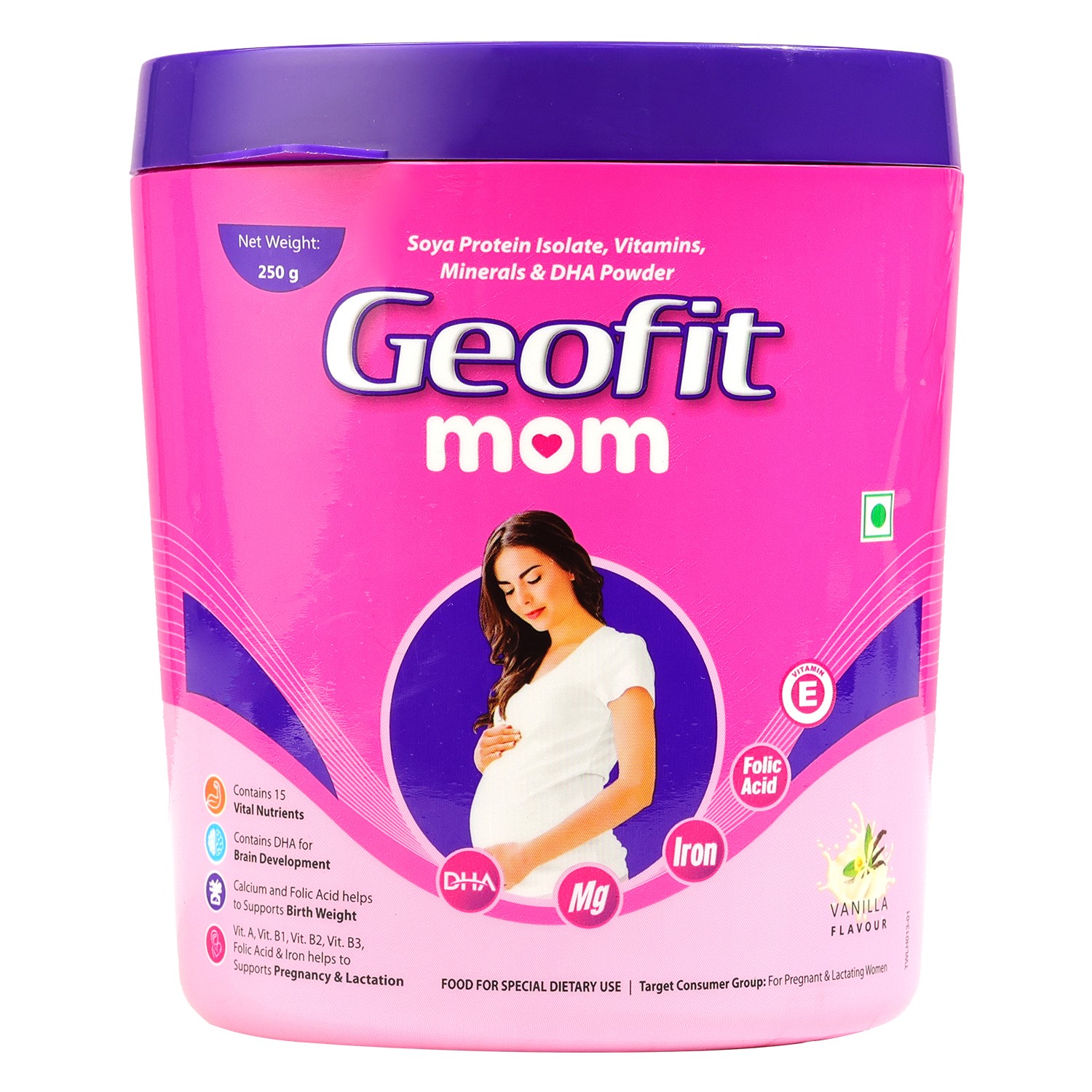 Geofit Vanilla Flavoured Mom Protein Powder