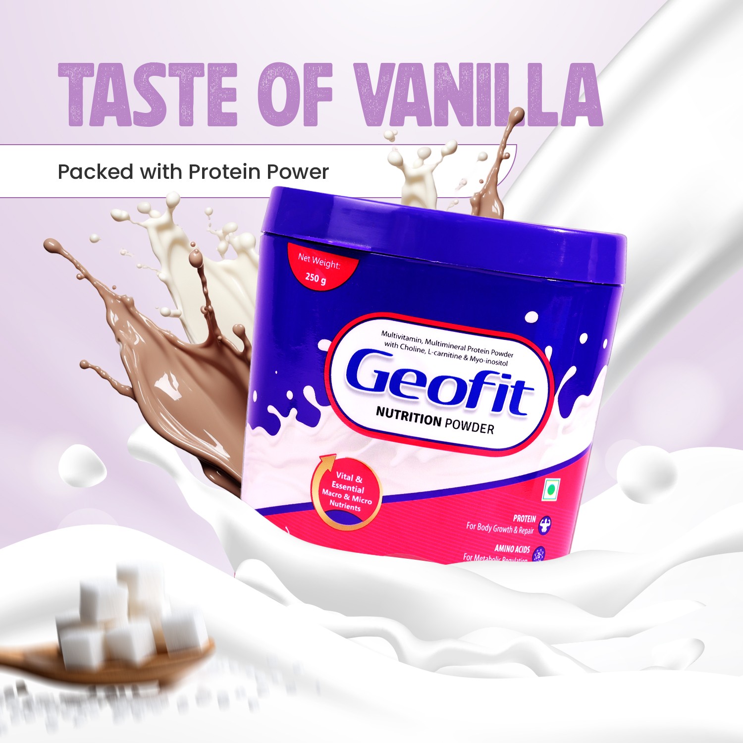 Geofit Vanilla Flavoured Nutrition Powder taste
