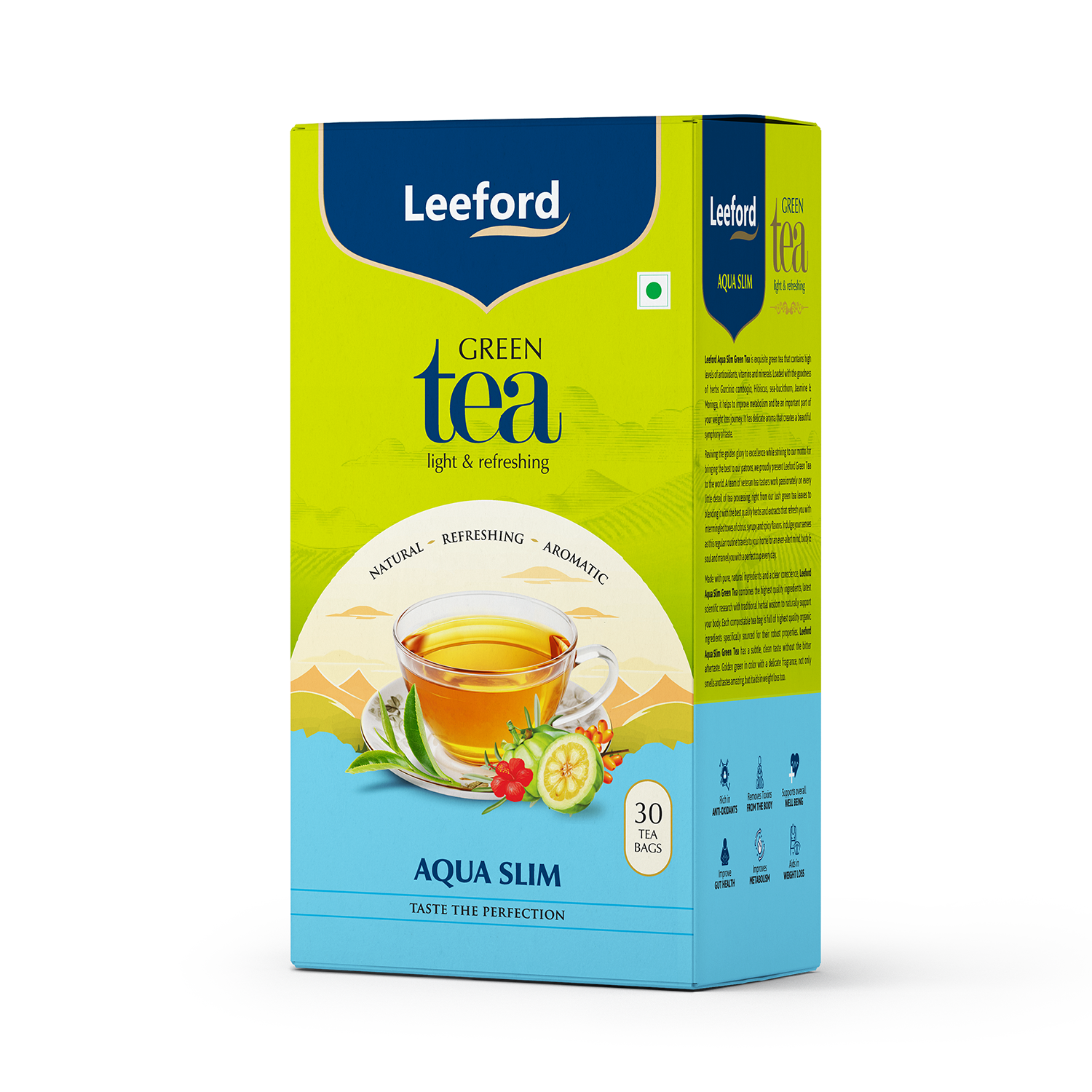 Leeford Aqua Slim Herbal Green Tea