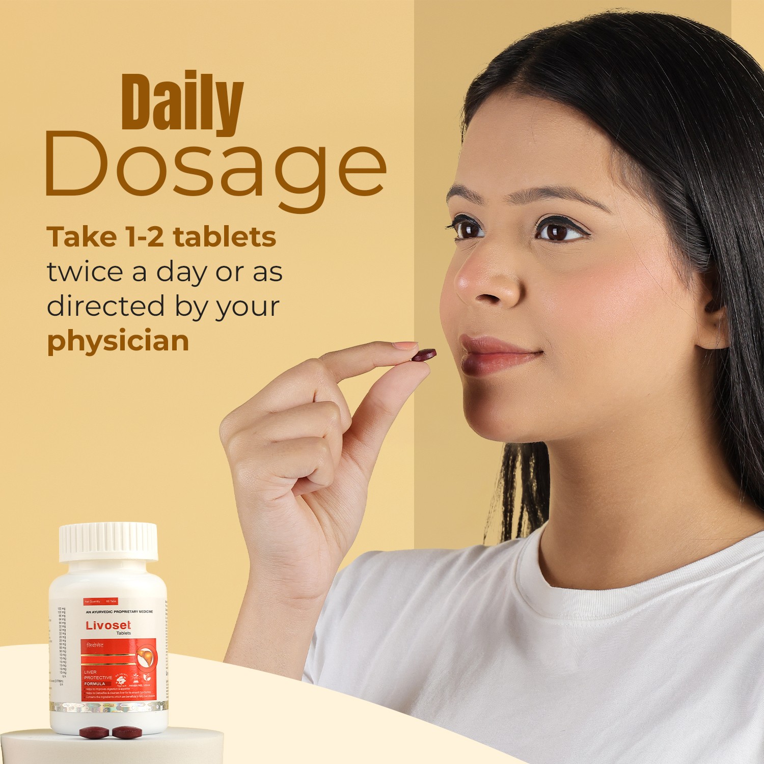 Livoset Tablets Liver Protective Formula Daily Dosage