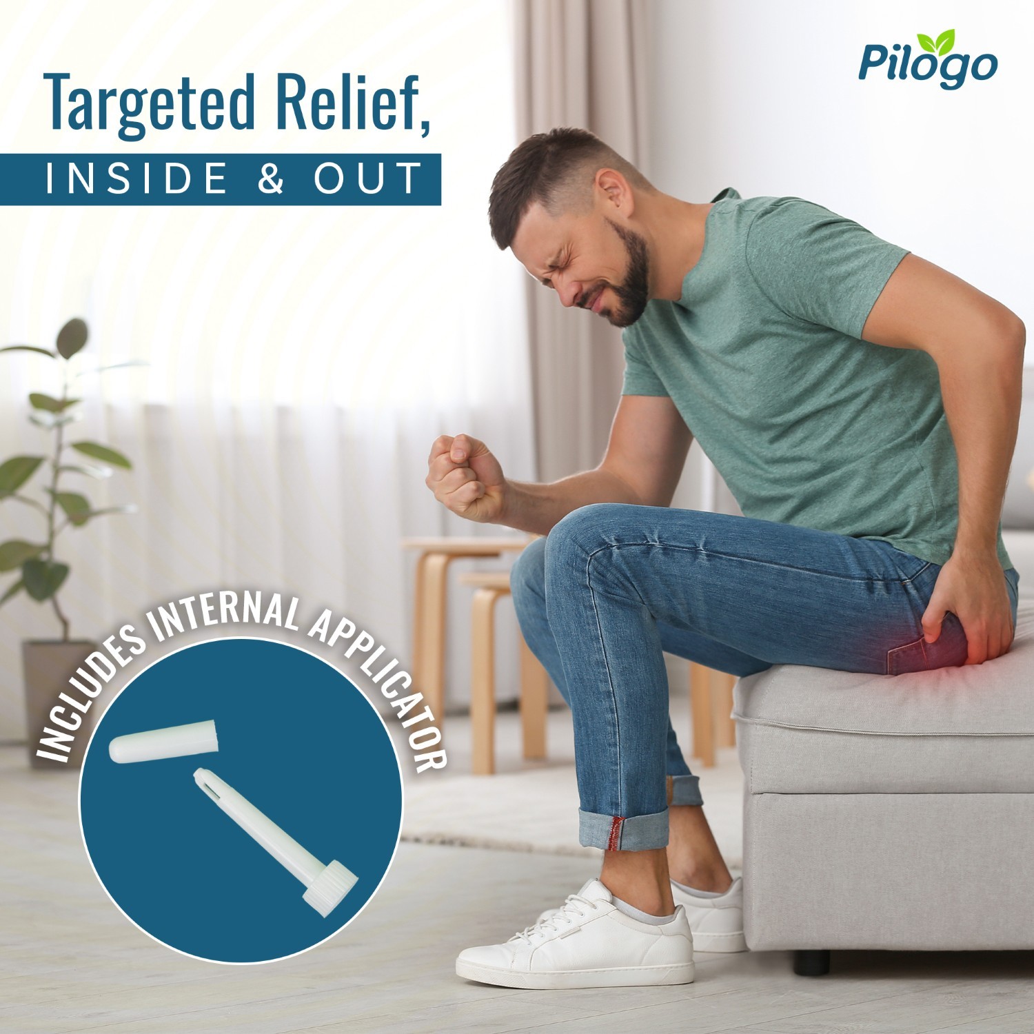 Pilogo-H Ayurvedic Cream targeted relief inside and outside
