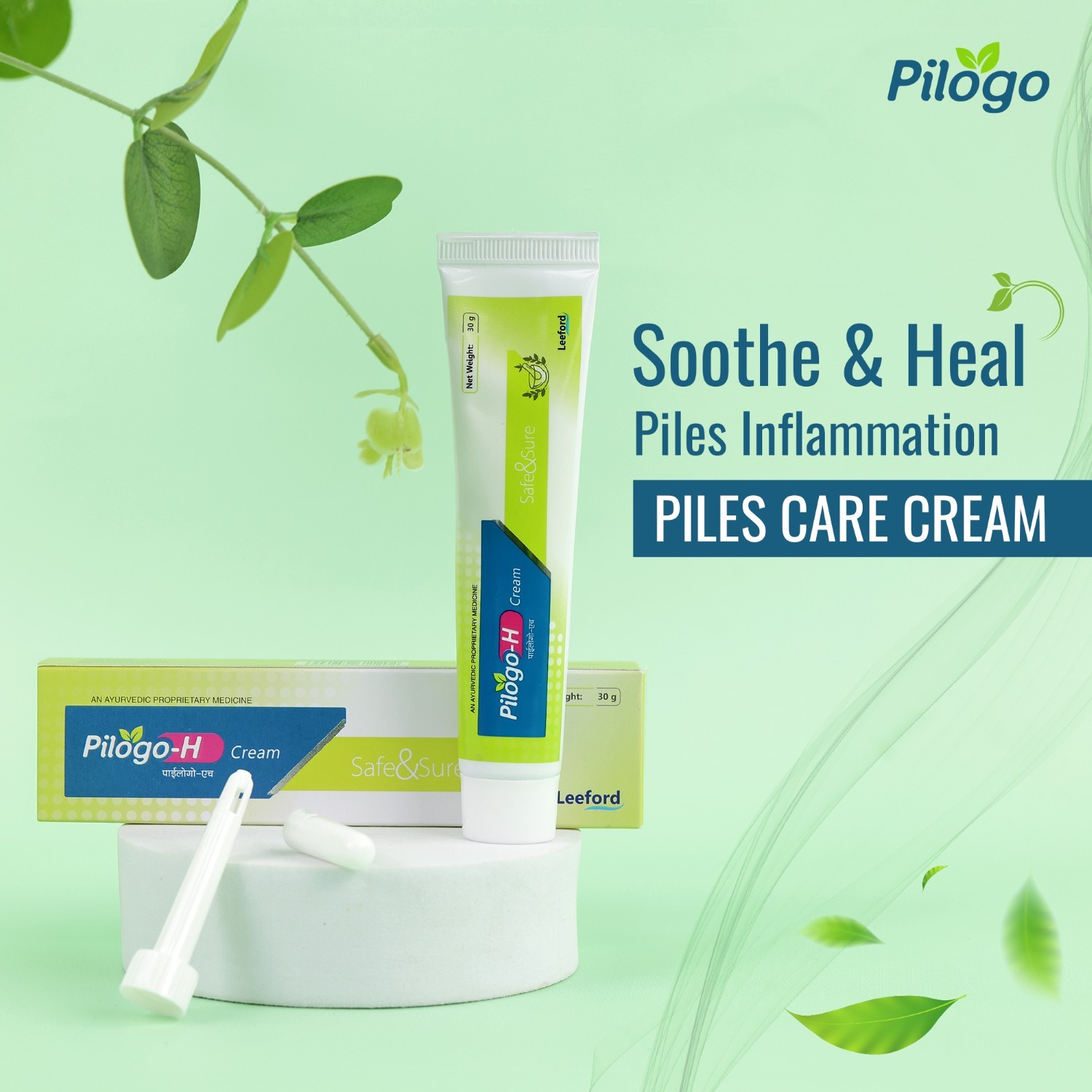 Pilogo-H Ayurvedic Piles Pain Relief Cream