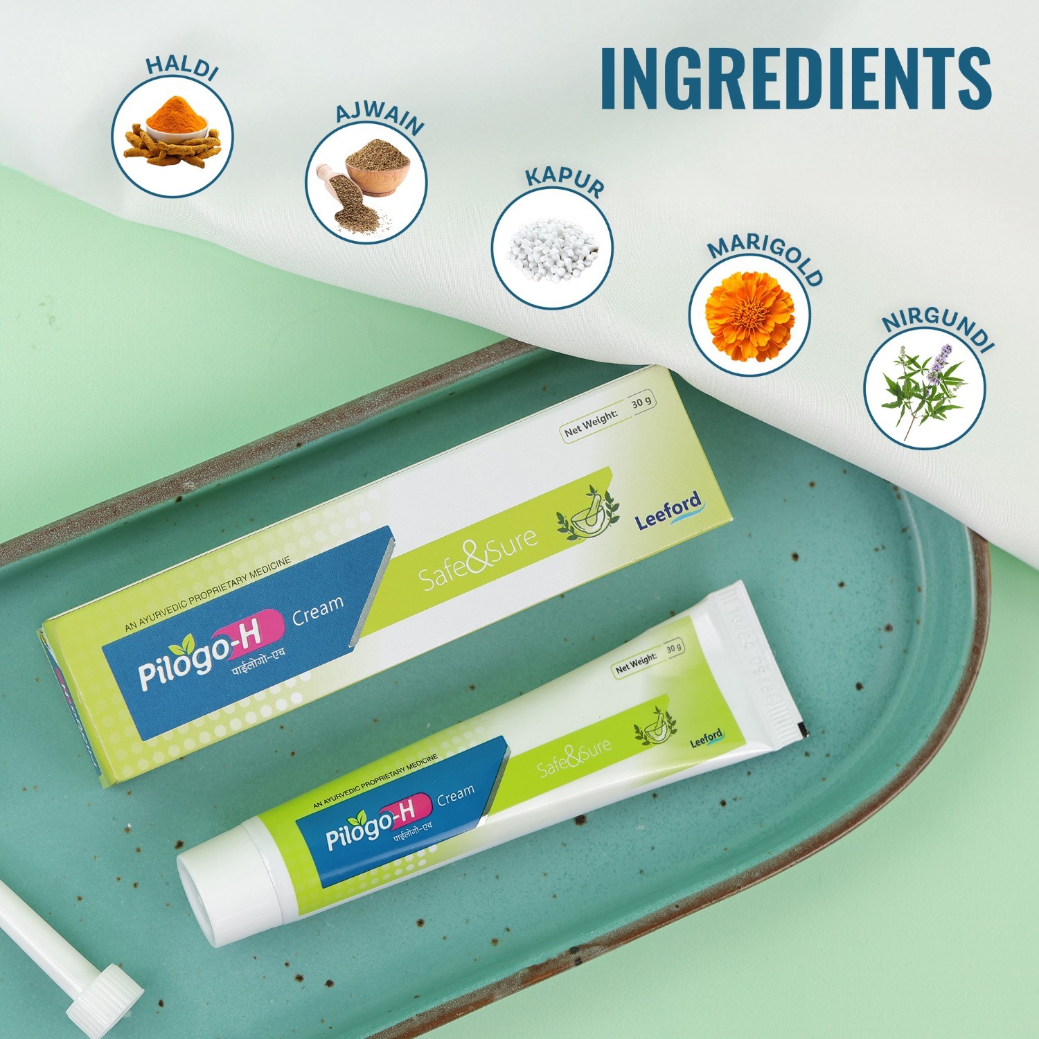 Pilogo-H Ayurvedic Cream key ingredients