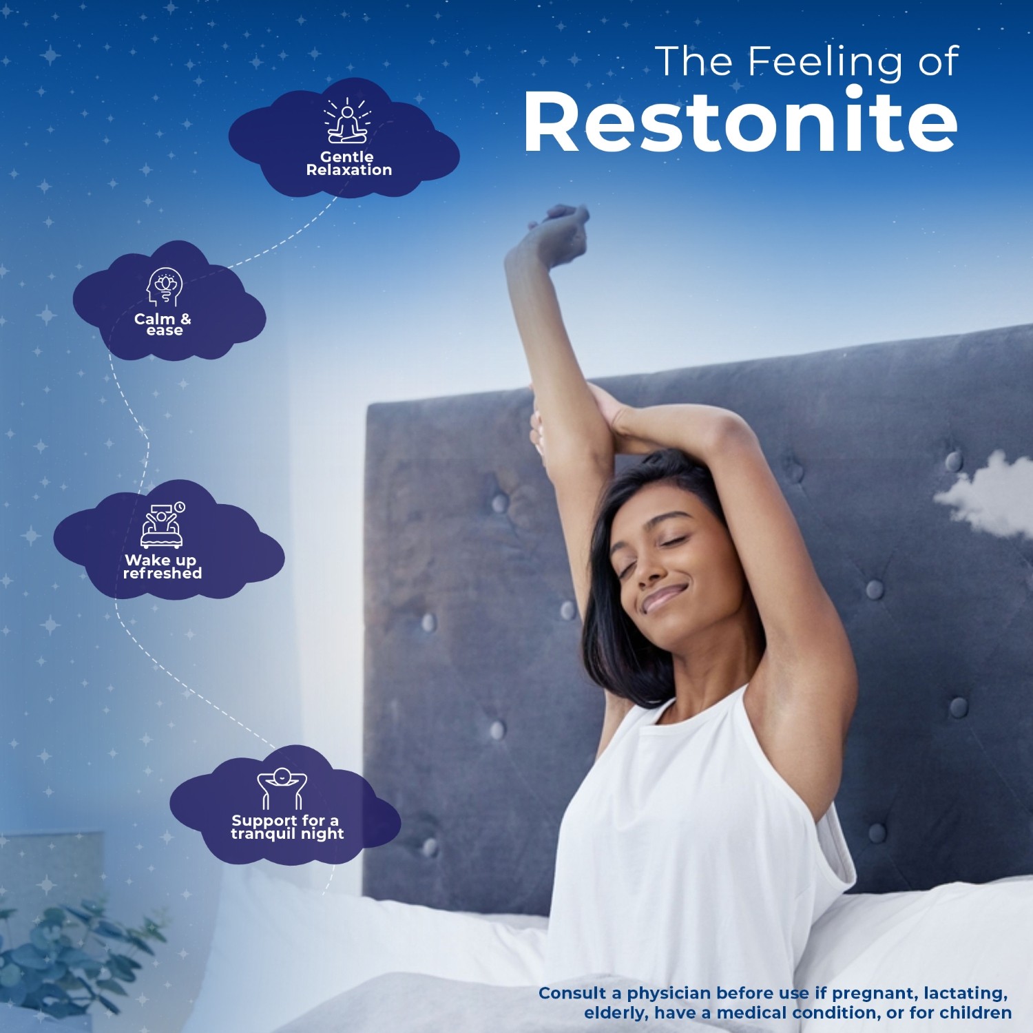 Restonite Melatonin Sleep Spray stay calm