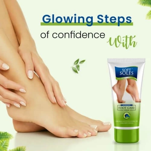 Soft Soles Foot Care Cream for Cracked Heels Glowing Steps