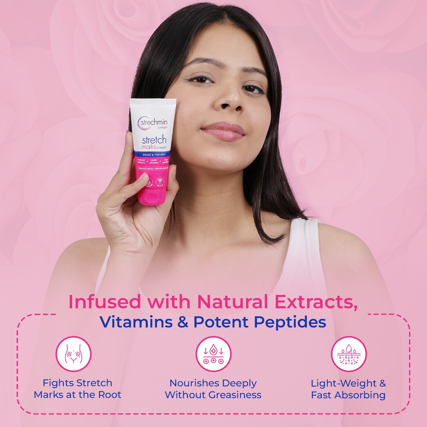 Strechmin Stretch Marks Removal Cream key benefits