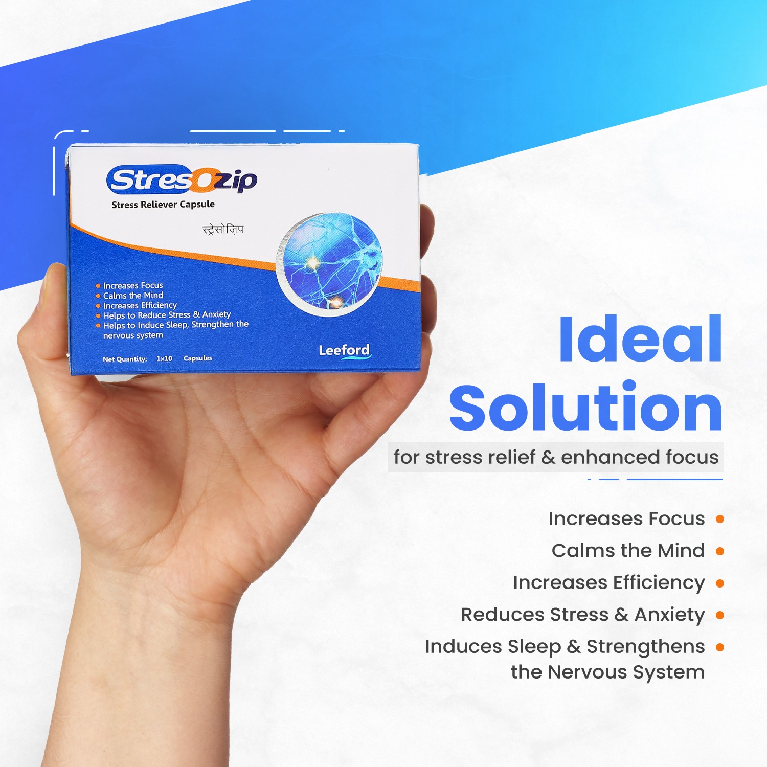 Leeford Stresozip Tablets key benefits