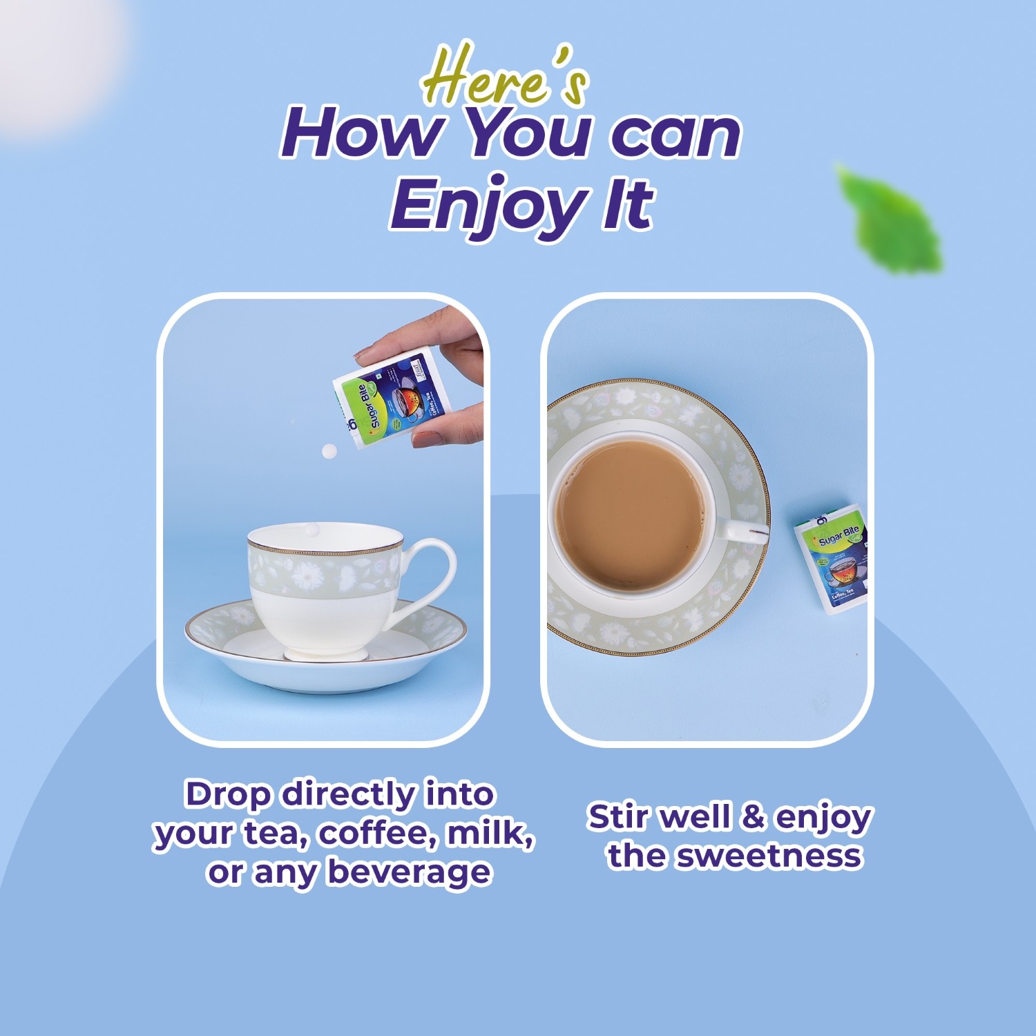 Sugar bite natura sweetener pellets how to consume