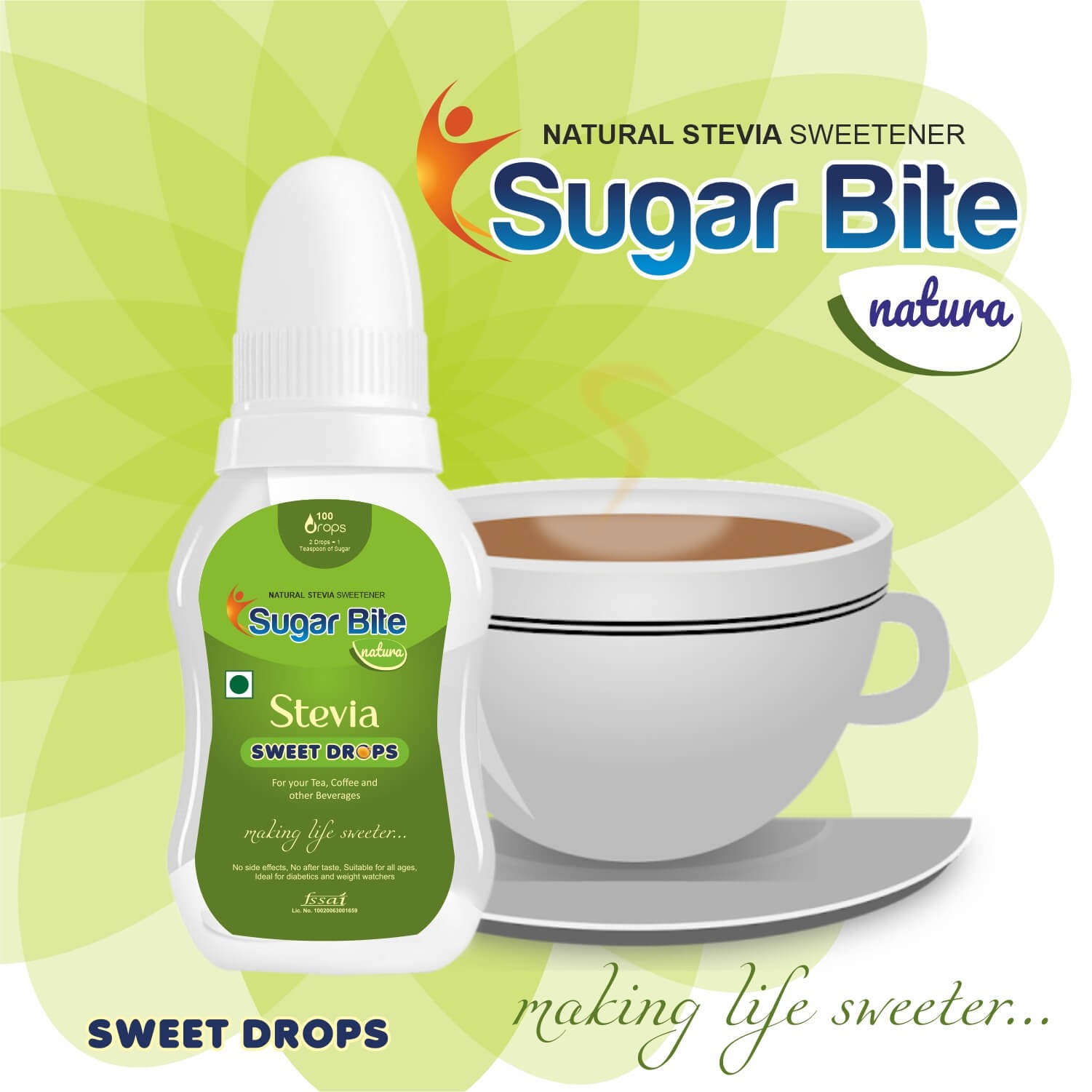 Sugar Bite Natura Sweet Drops Stevia Making Life Sweeter