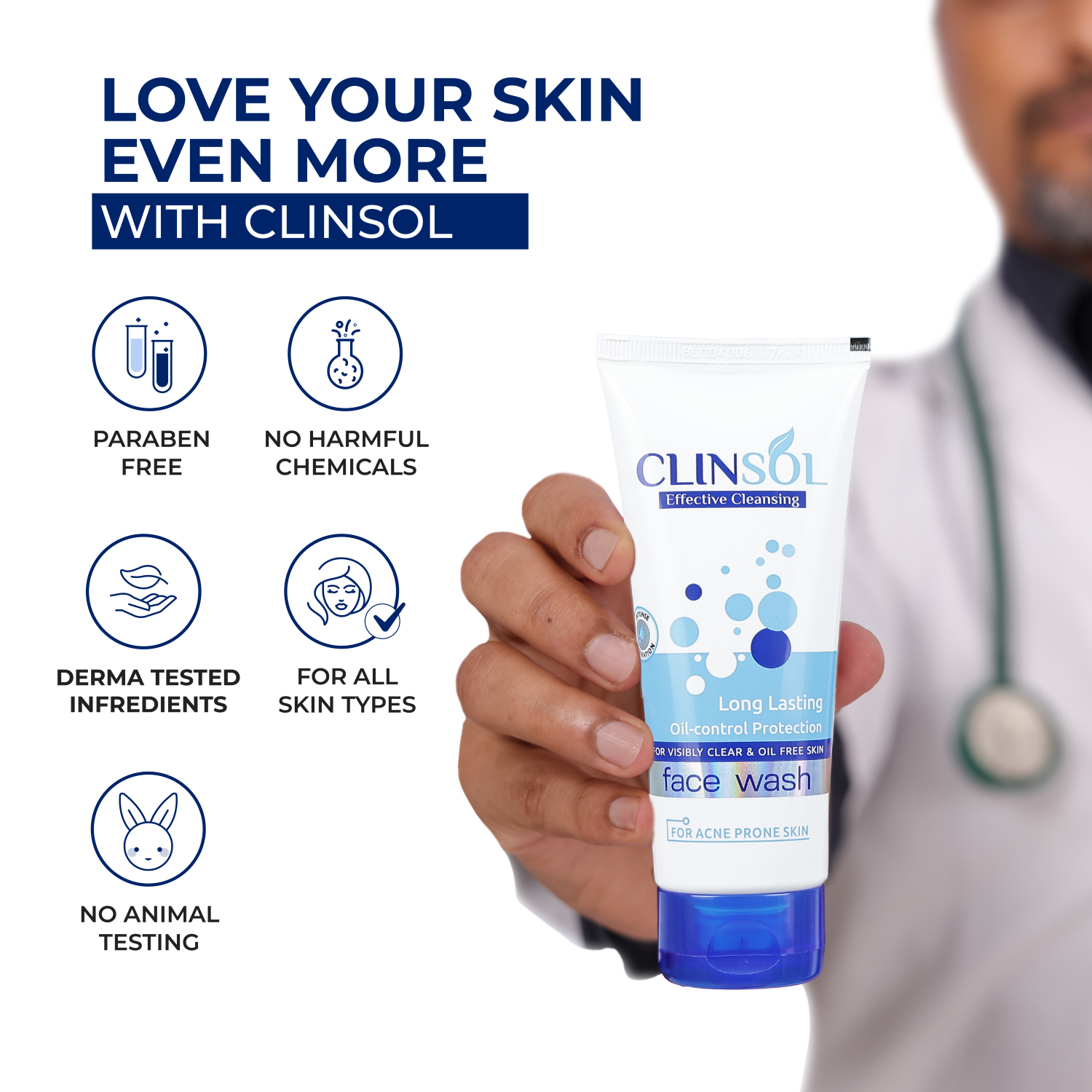 Clinsol Oil Control Face Wash Love Your Skin