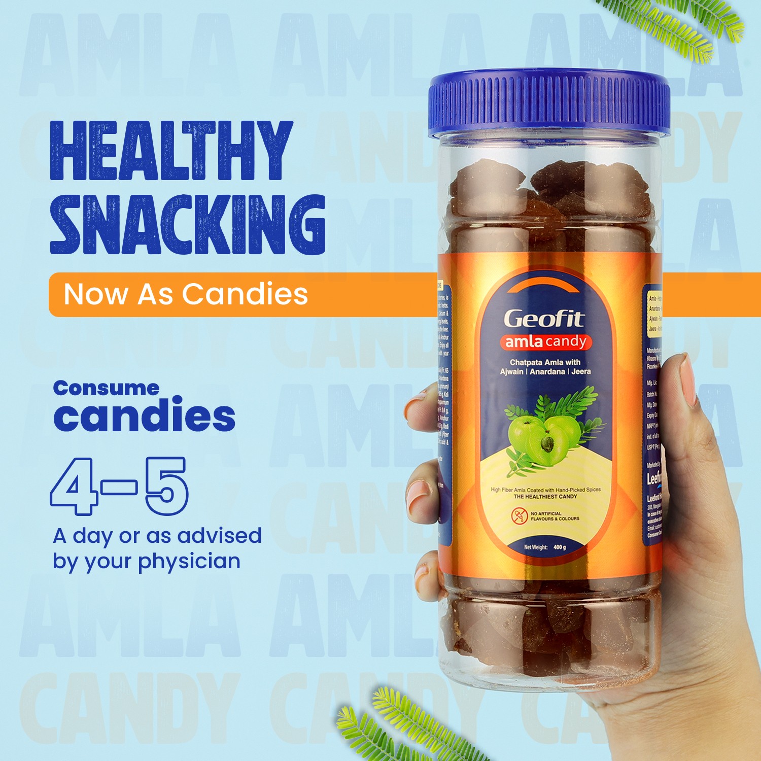 Geofit Chatpata Amla Candy healthy snacking
