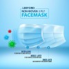 Leeford 3ply Non Woven Fabric Disposable Surgical Mask Different Layer