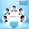 Leeford 3ply Non Woven Fabric Disposable Surgical Mask Help To Control Viral