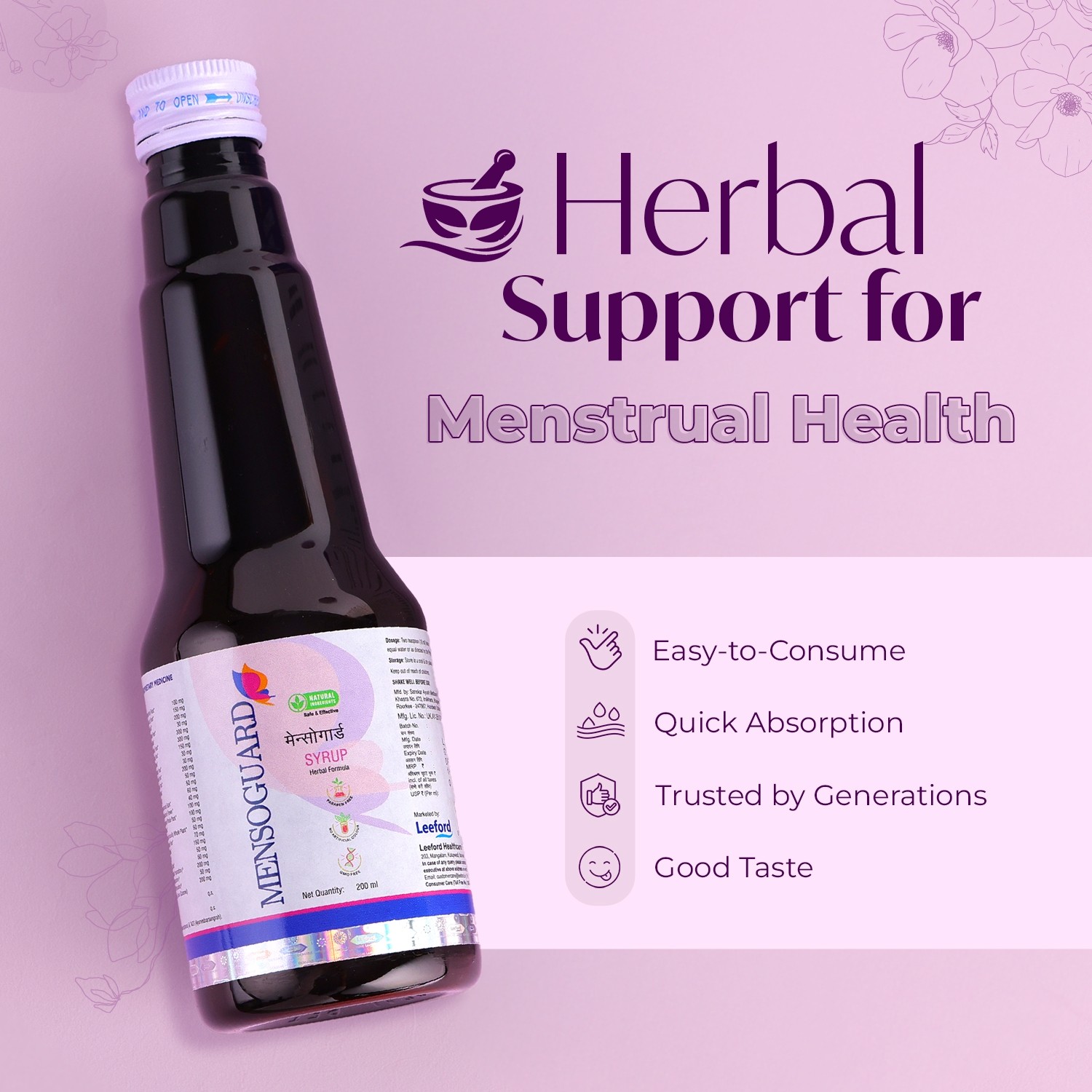 Mensoguard Syrup main benefits