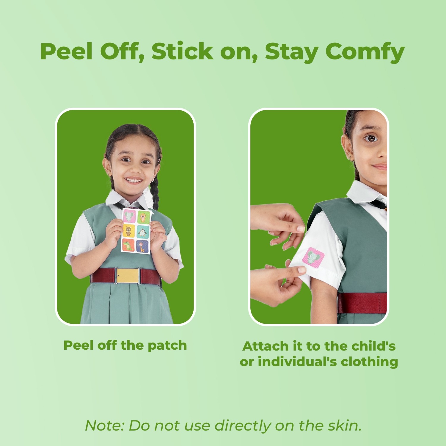 Mosq Away Natural Mosquito Repellent Patches for Kids