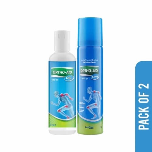 Ortho Aid Pain Relief Combo Spray 55g Oil 100ml