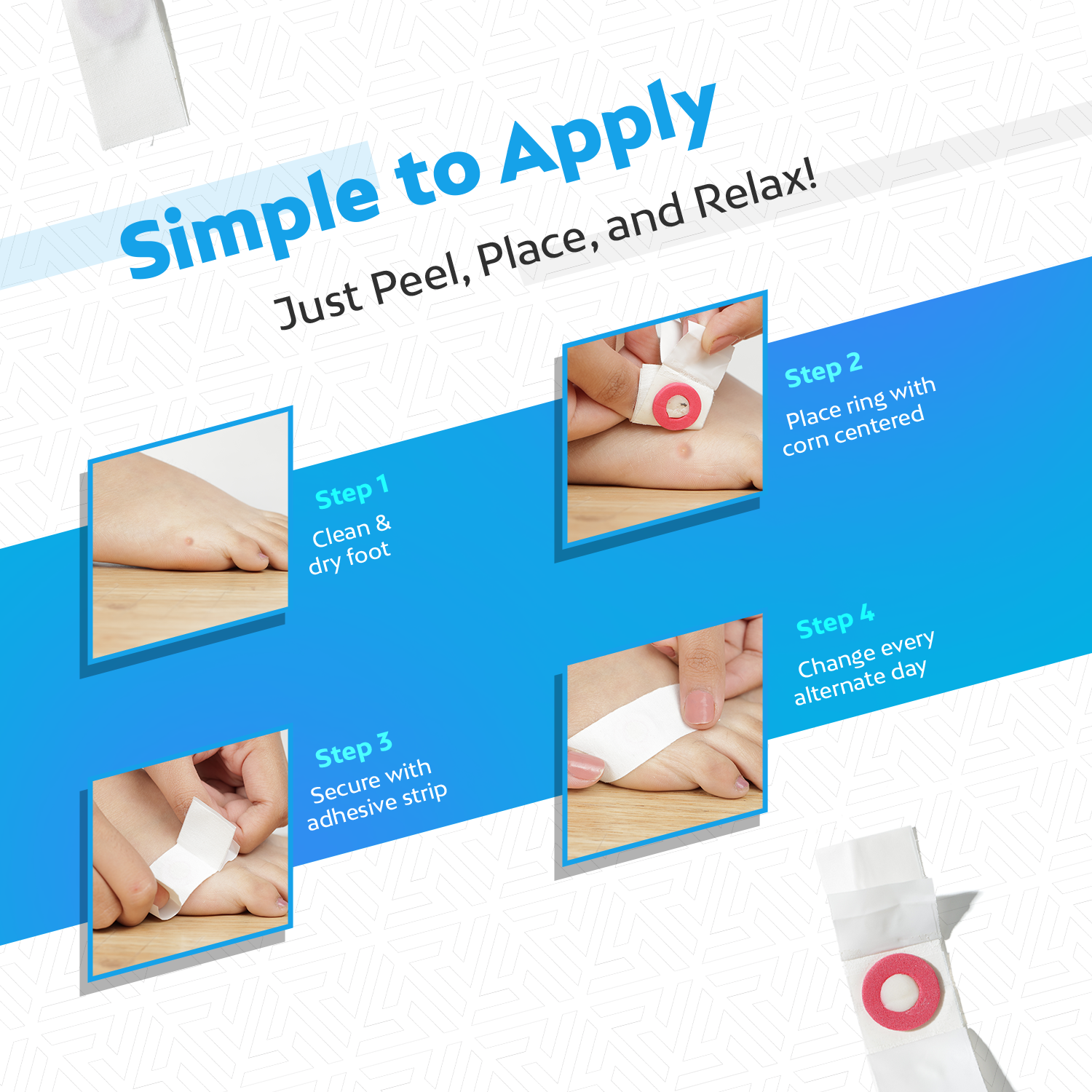 Leeford Cornex Corn Cap | 1Box (40Strips)