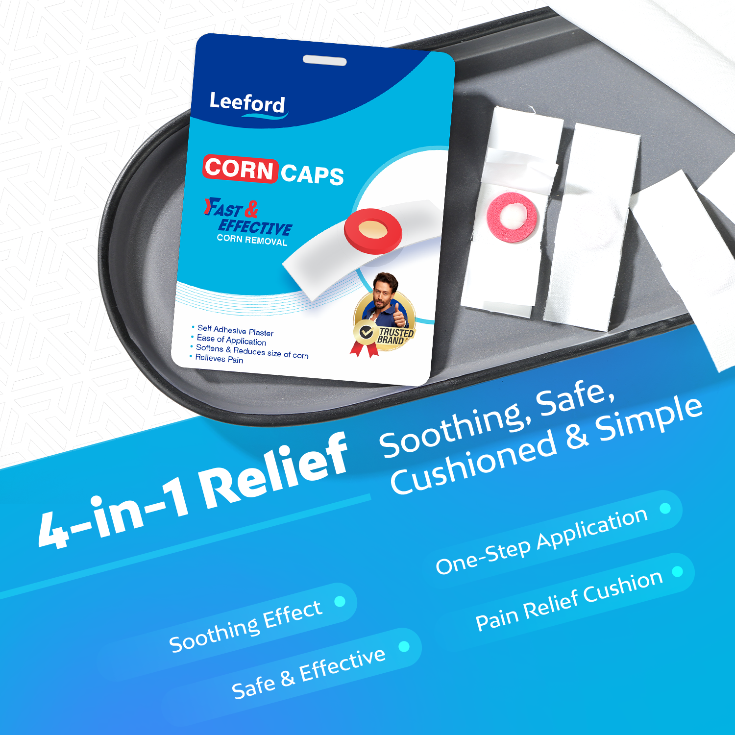 Leeford Cornex Corn Cap | 1Box (40Strips)