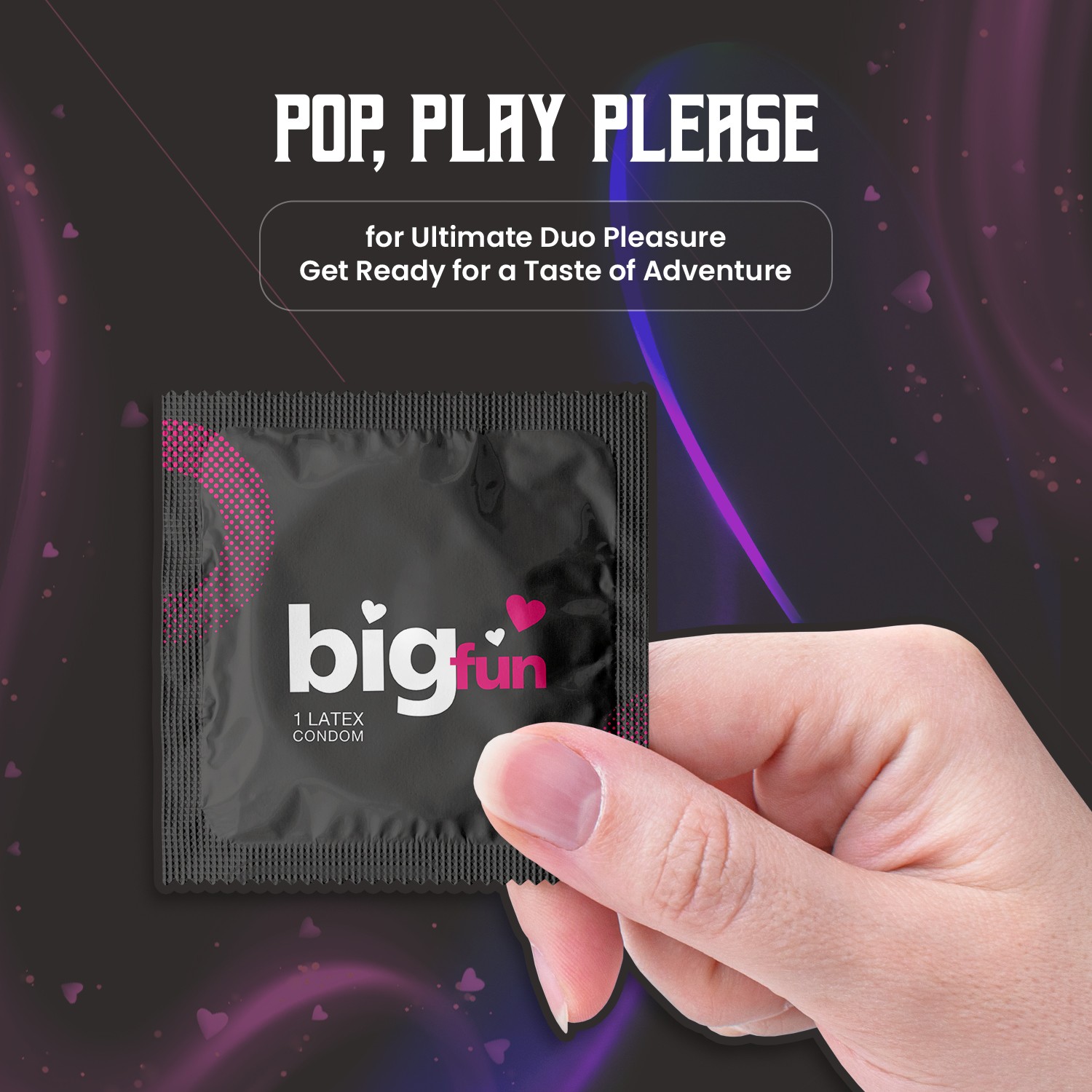 Bigfun Extra Time Condom Taste of Adventure