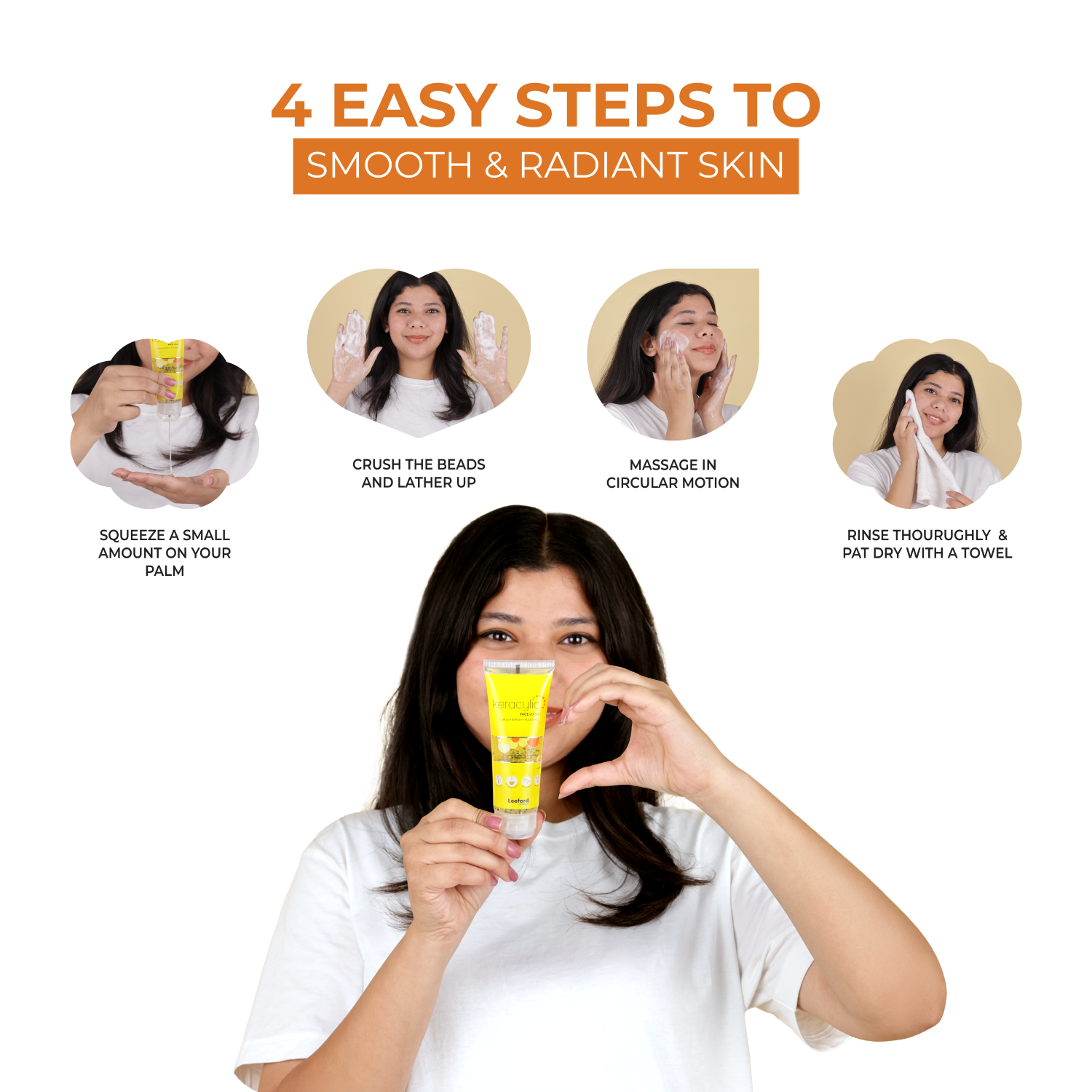 Keracylic Facewash - Active Beads how to use