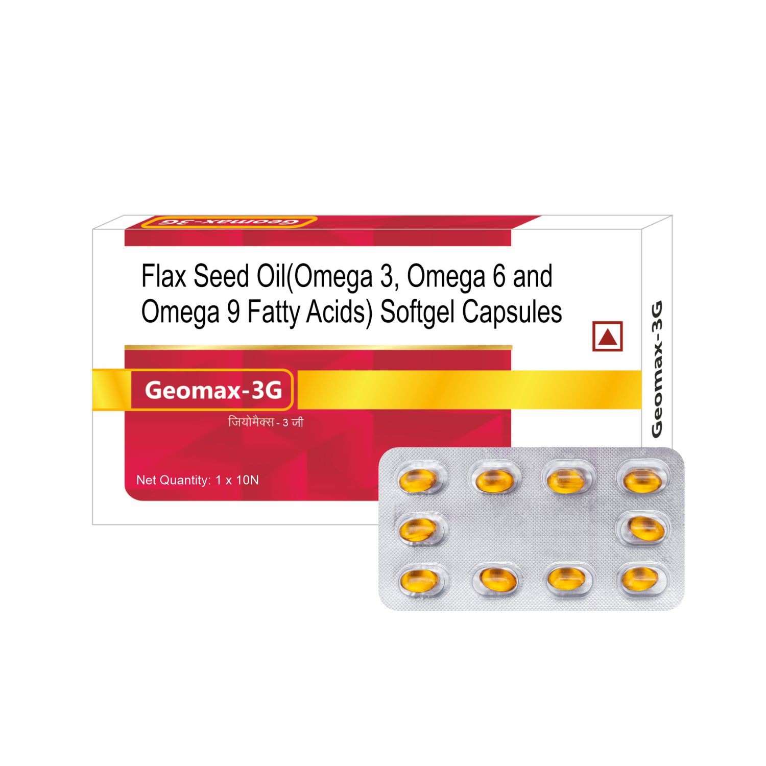 Geomax3g Omega 3 Omega 6 and Omega 9 Softgel Capsules