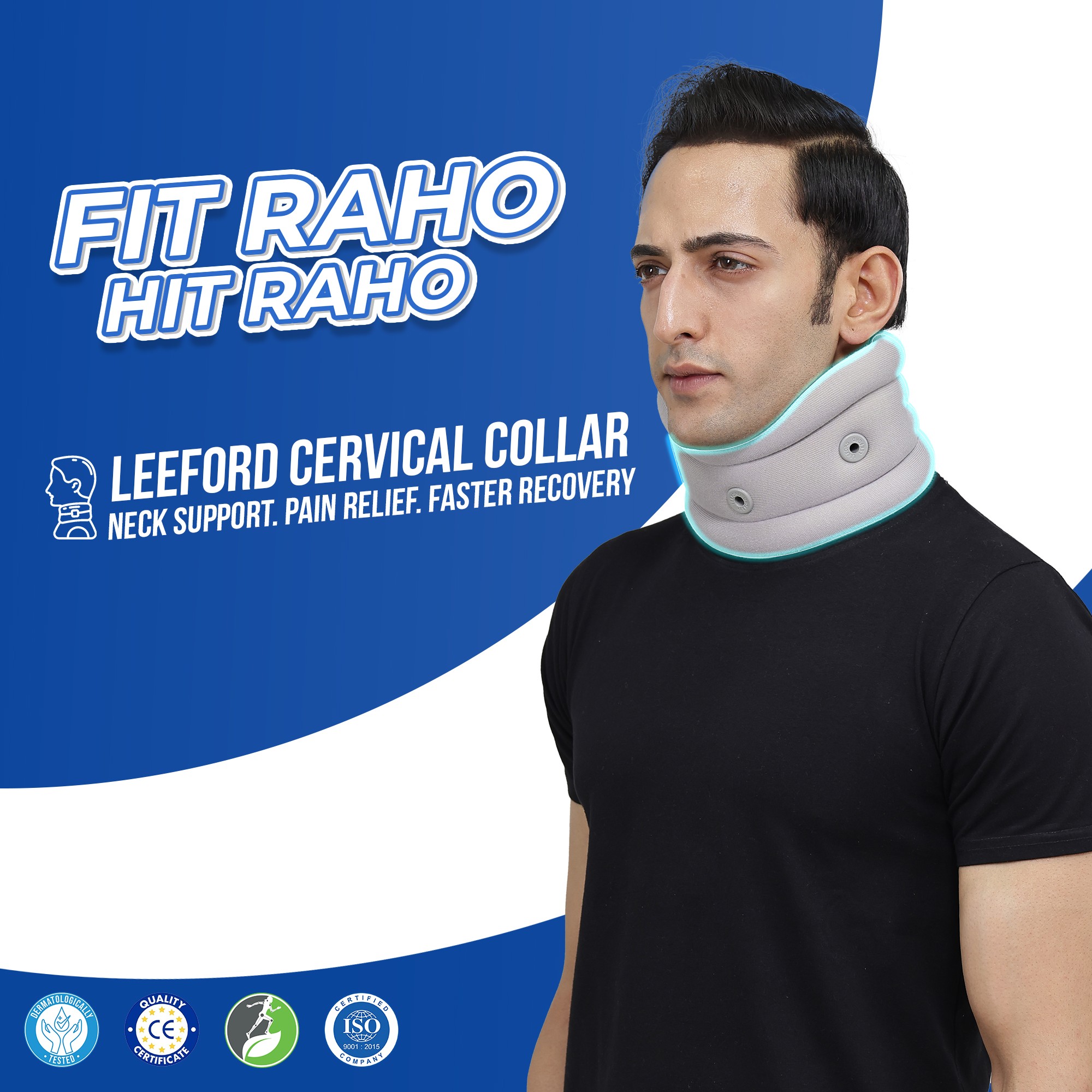 soft cervical collar provides neck support pain relief n faster recovery