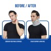 soft cervical collar before and after use comparison