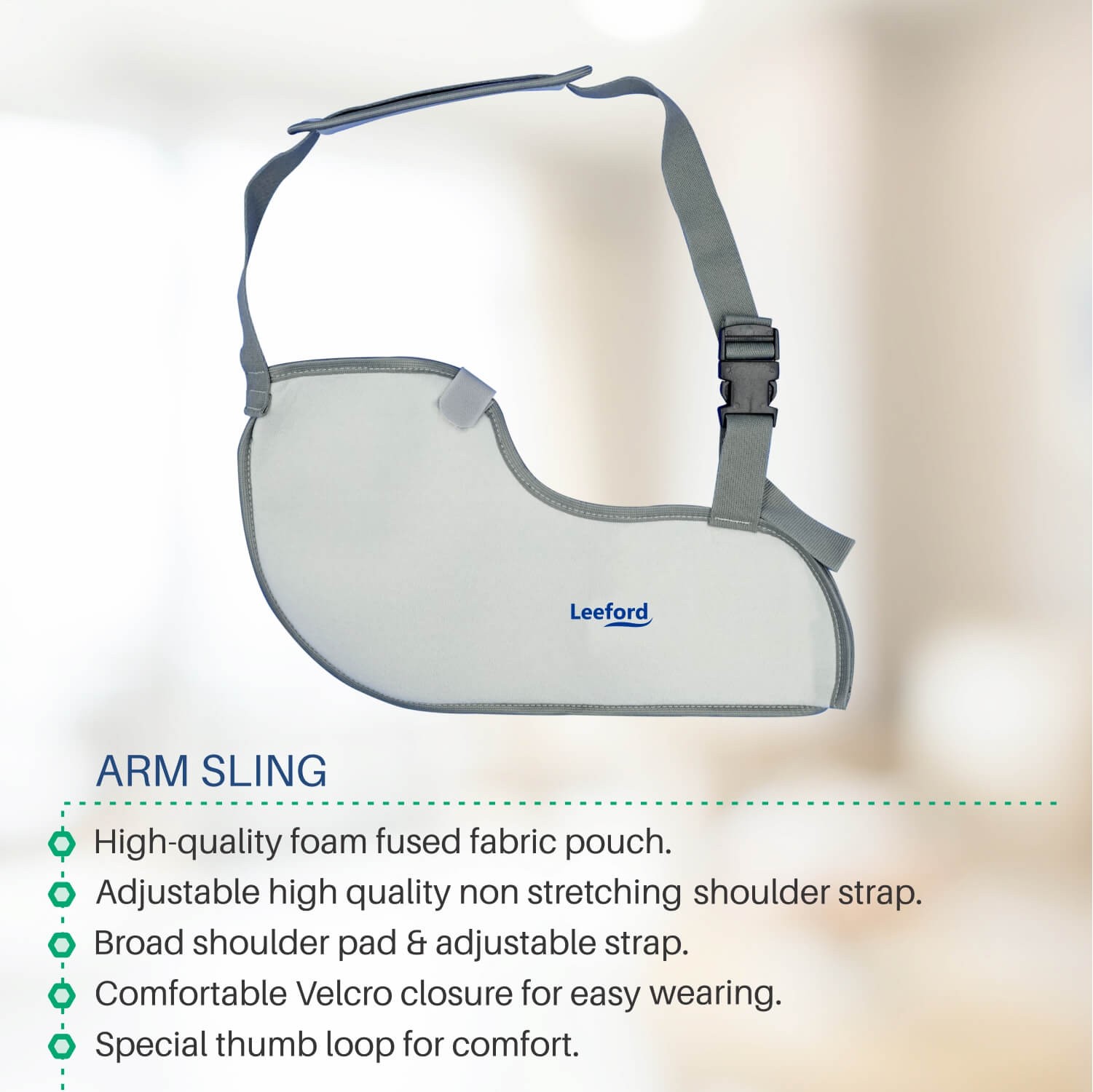 Leeford Pouch Arm Sling Properties