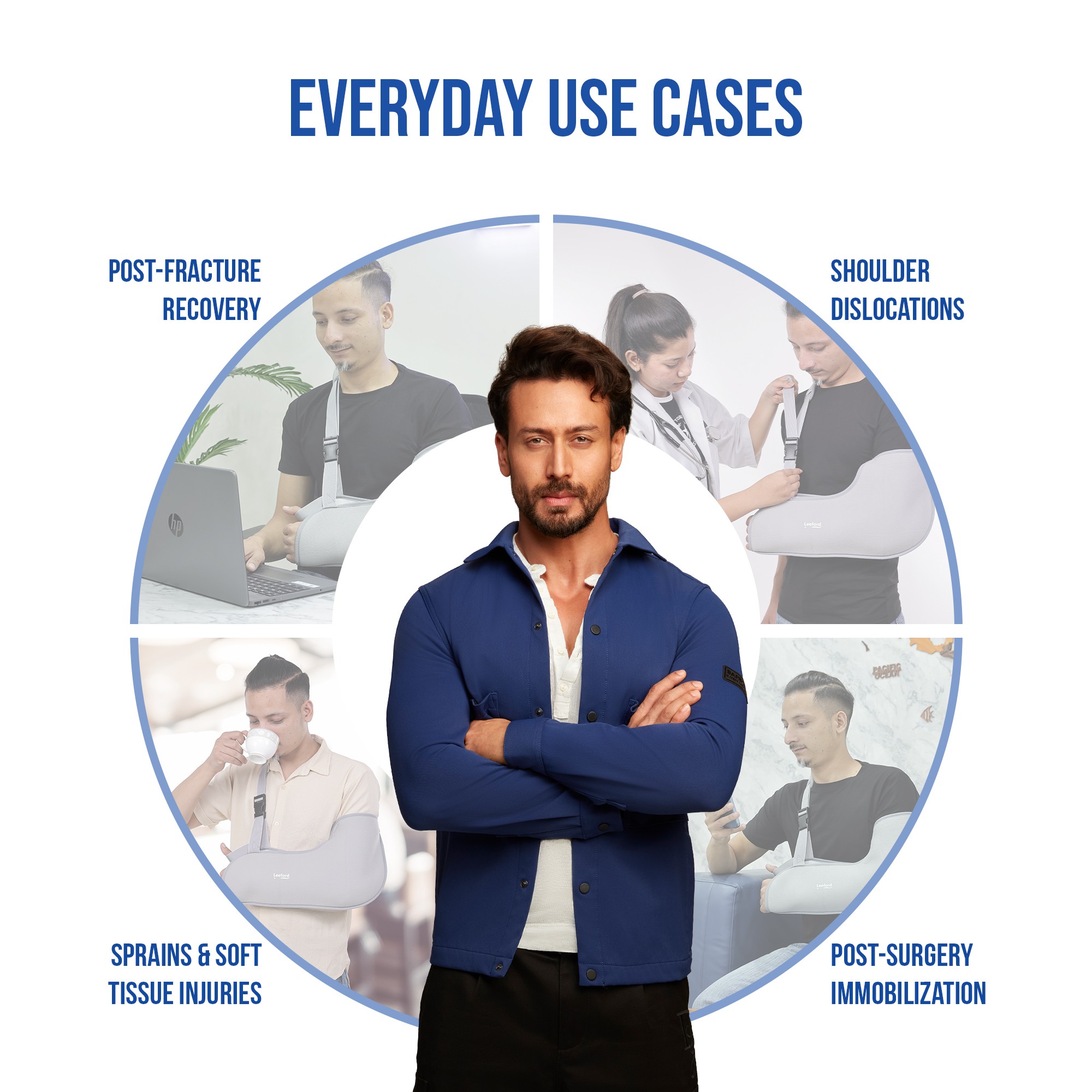 arm sling can use for strain n pain injury or fracture recovery