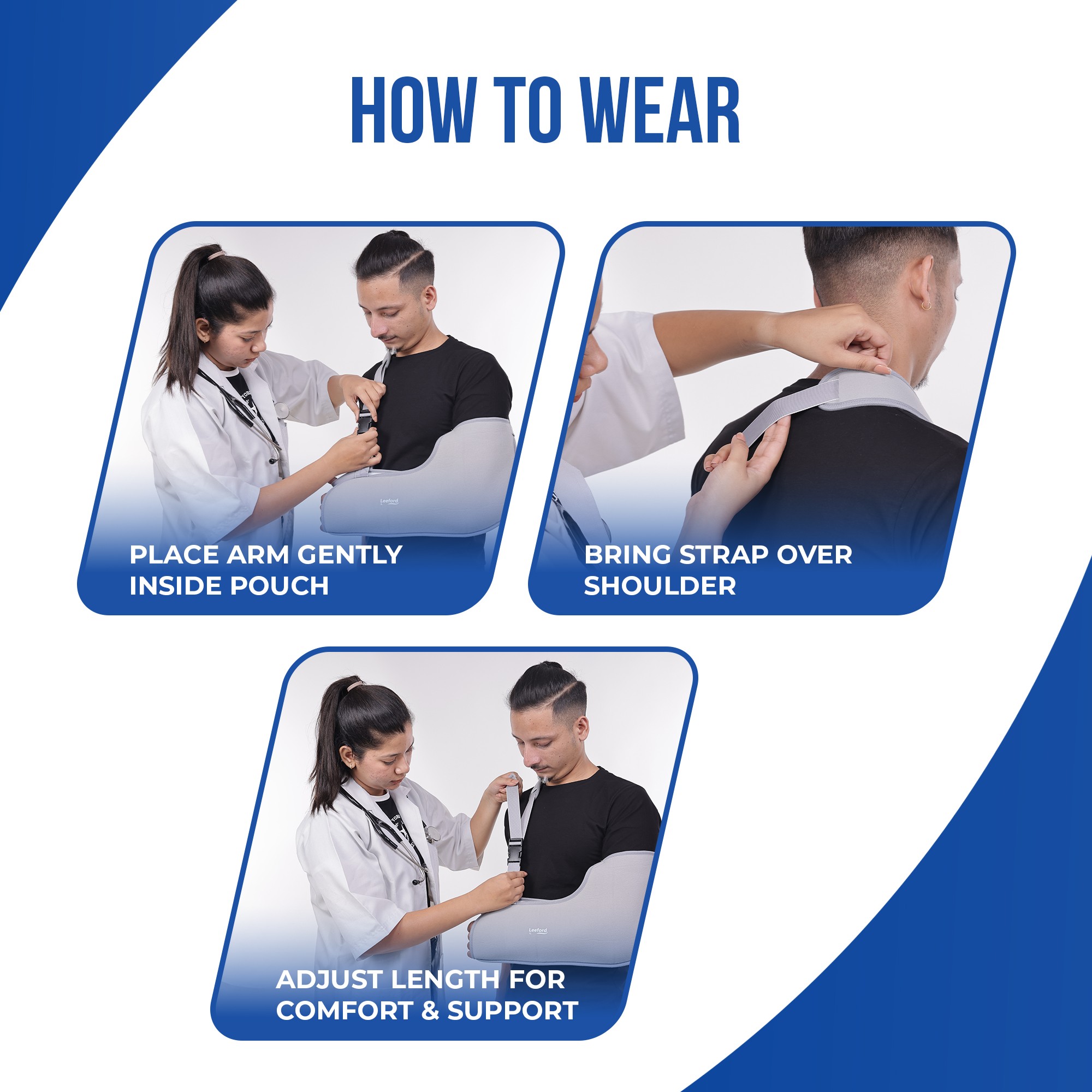 arm sling how to wear step by step guide