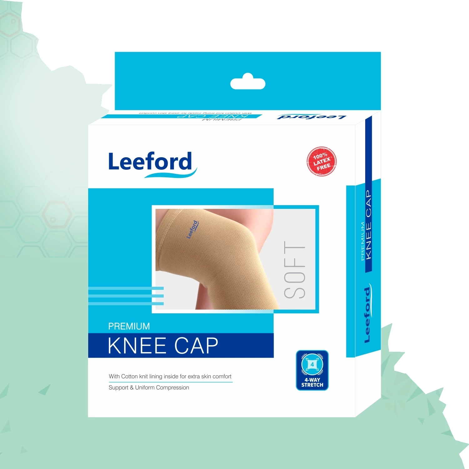 Leeford Knee Cap Beige Premium Knee Cap