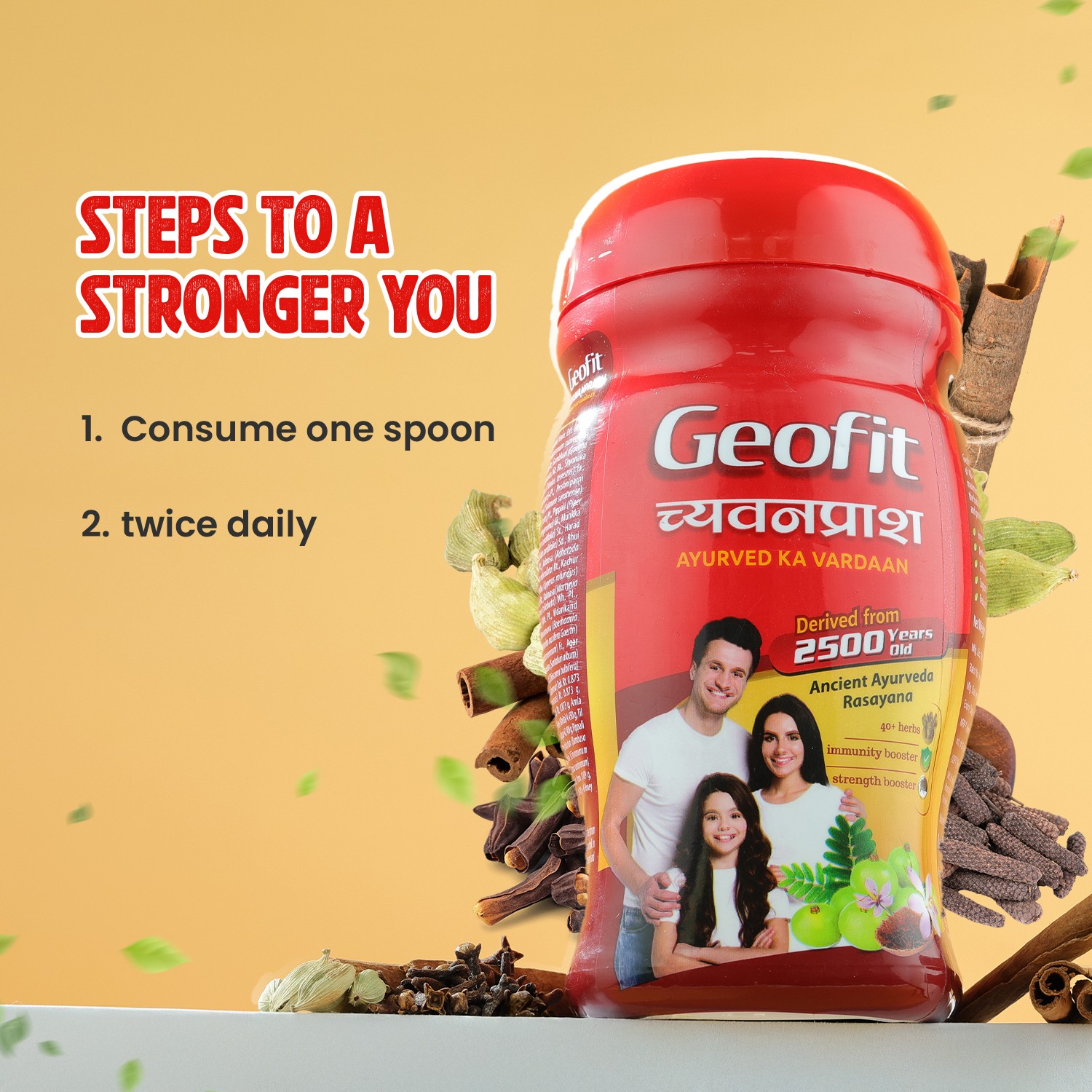 Geofit Ayurvedic Chyawanprash use guide