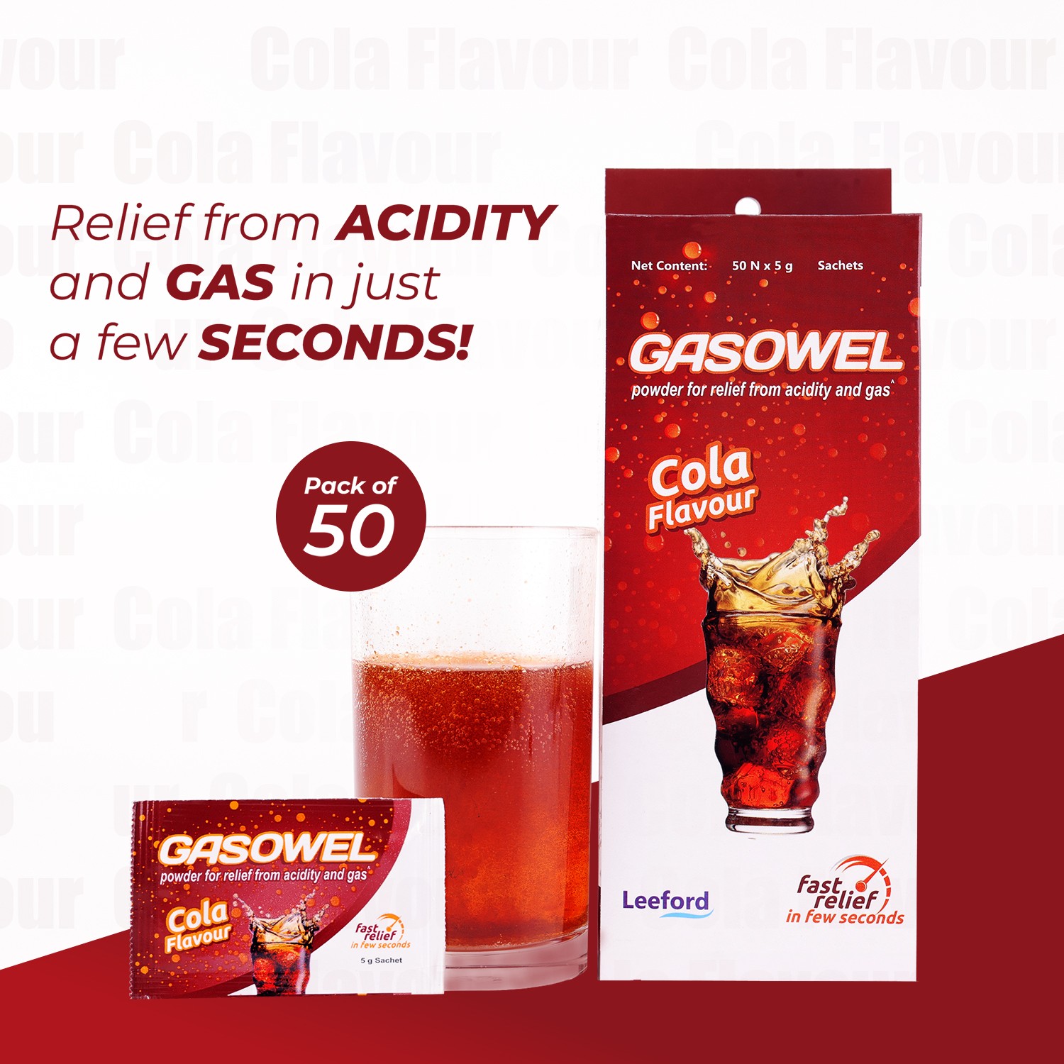 Gasowel cola flavor powder