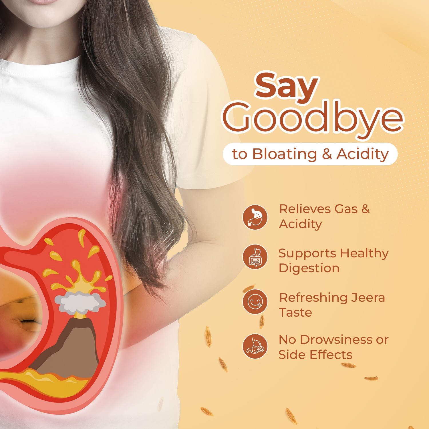 Gasowel jeera flavor powder benefits