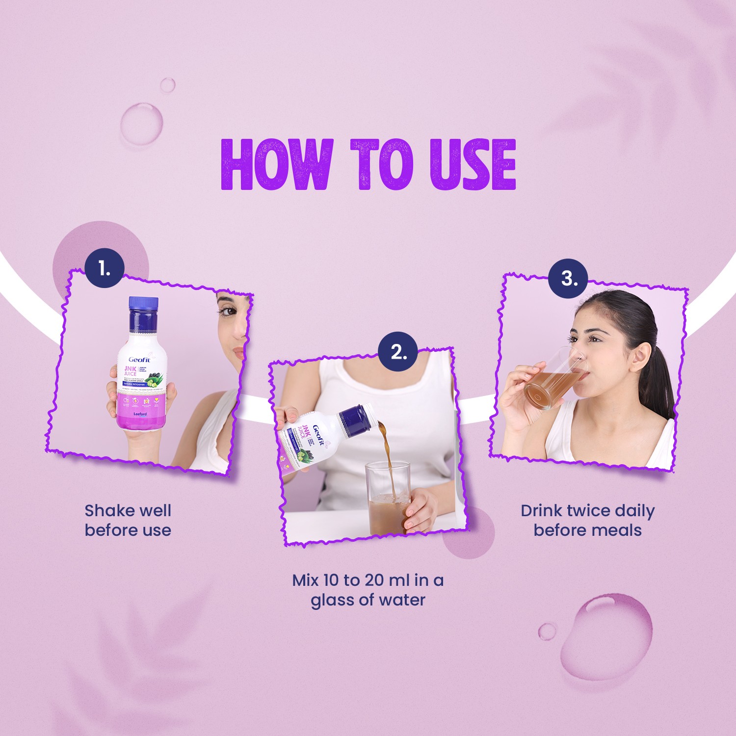 Geofit Jamun Neem Karela Juice How to Use