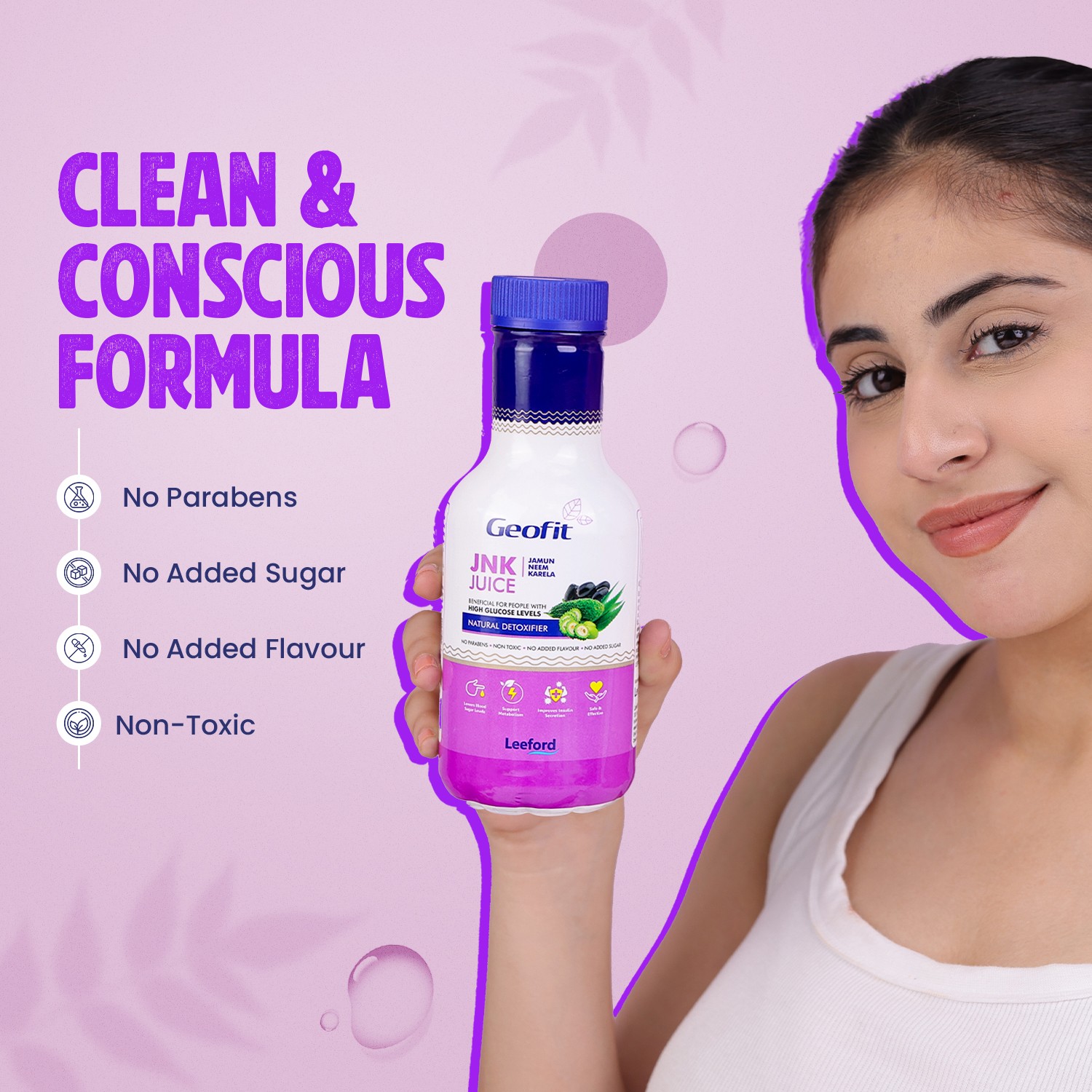 Geofit Jamun Neem Karela Juice Formula