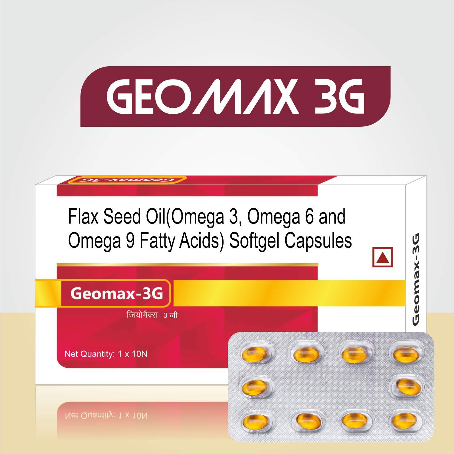 Geomax3g Omega 3 Omega 6 and Omega 9 Softgel Capsules