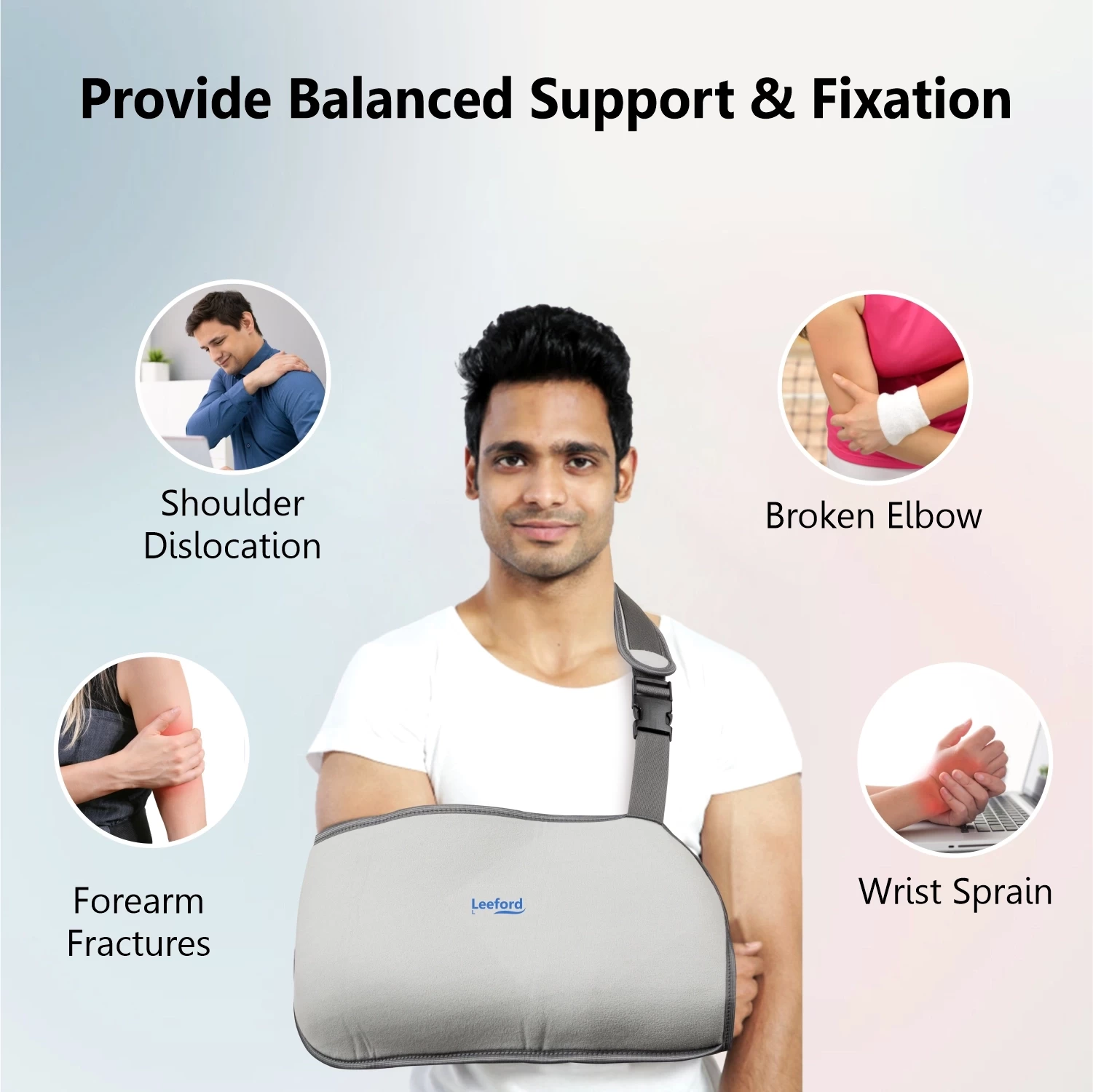 Leeford Baggy Arm Sling for Men and Women More Features