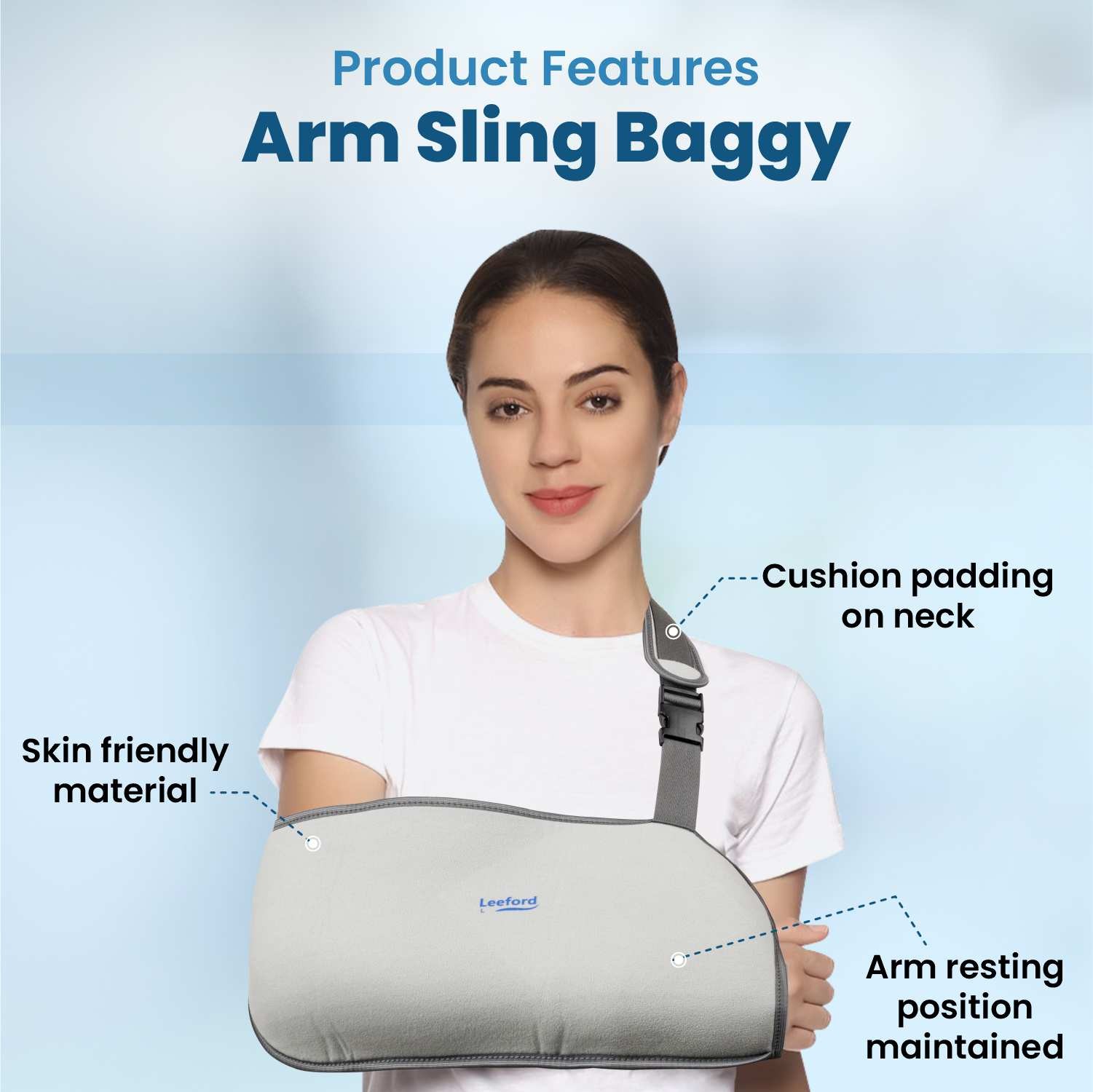 Leeford Baggy Arm Sling for Men and Women All Features