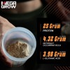 Megagrow Isolate Whey Protein Powder Cookies and Cream Flavor with Shaker More Features