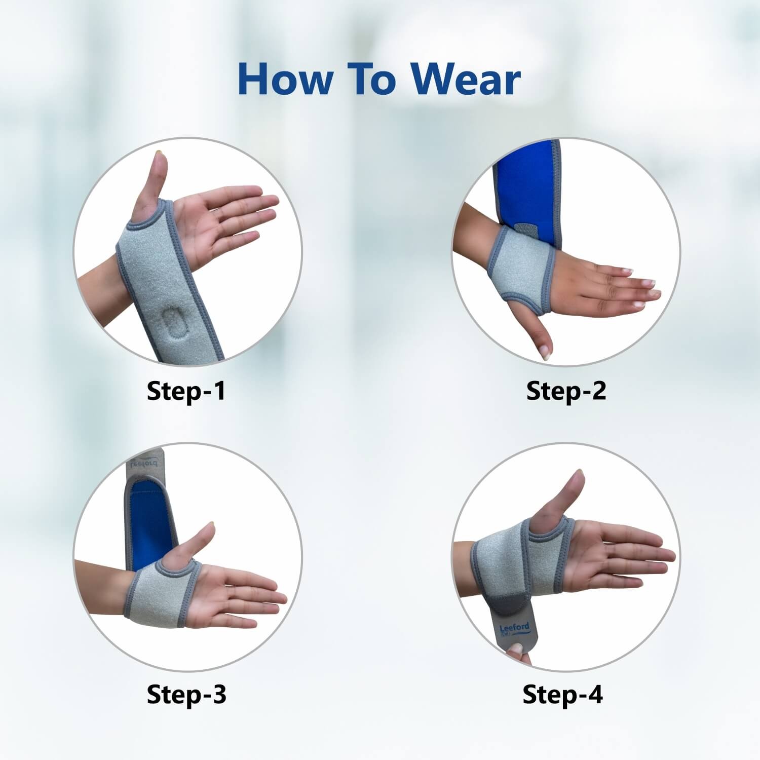 Leeford Wrist Brace Neoprene with Thumb Support Unisex How To Wear