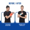 thumb wrist brace before and after use comparison