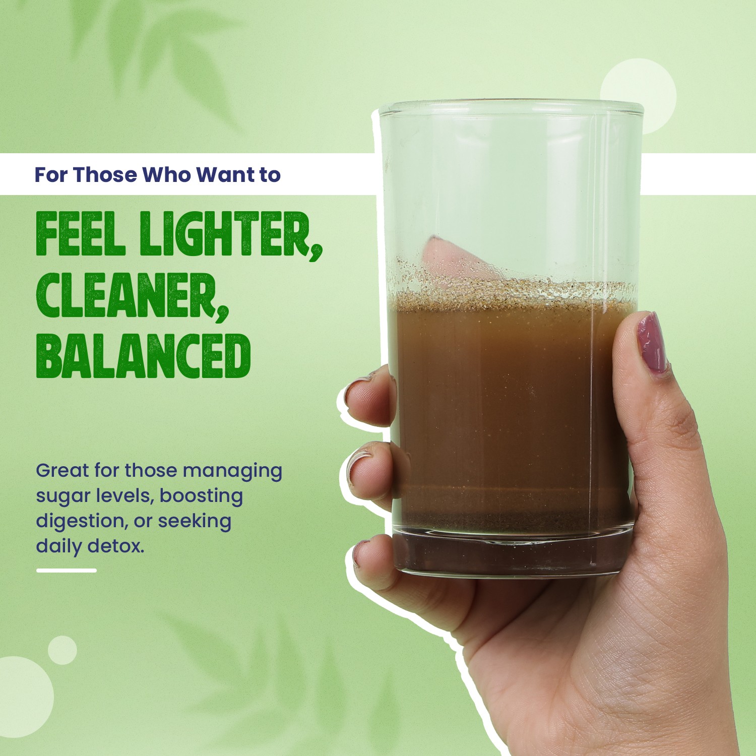 Geofit Jamun Neem Karela Powder feel lighter