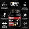 Megagrow Isolate Whey Protein Powder Vanilla Flavored with Shaker Benefits